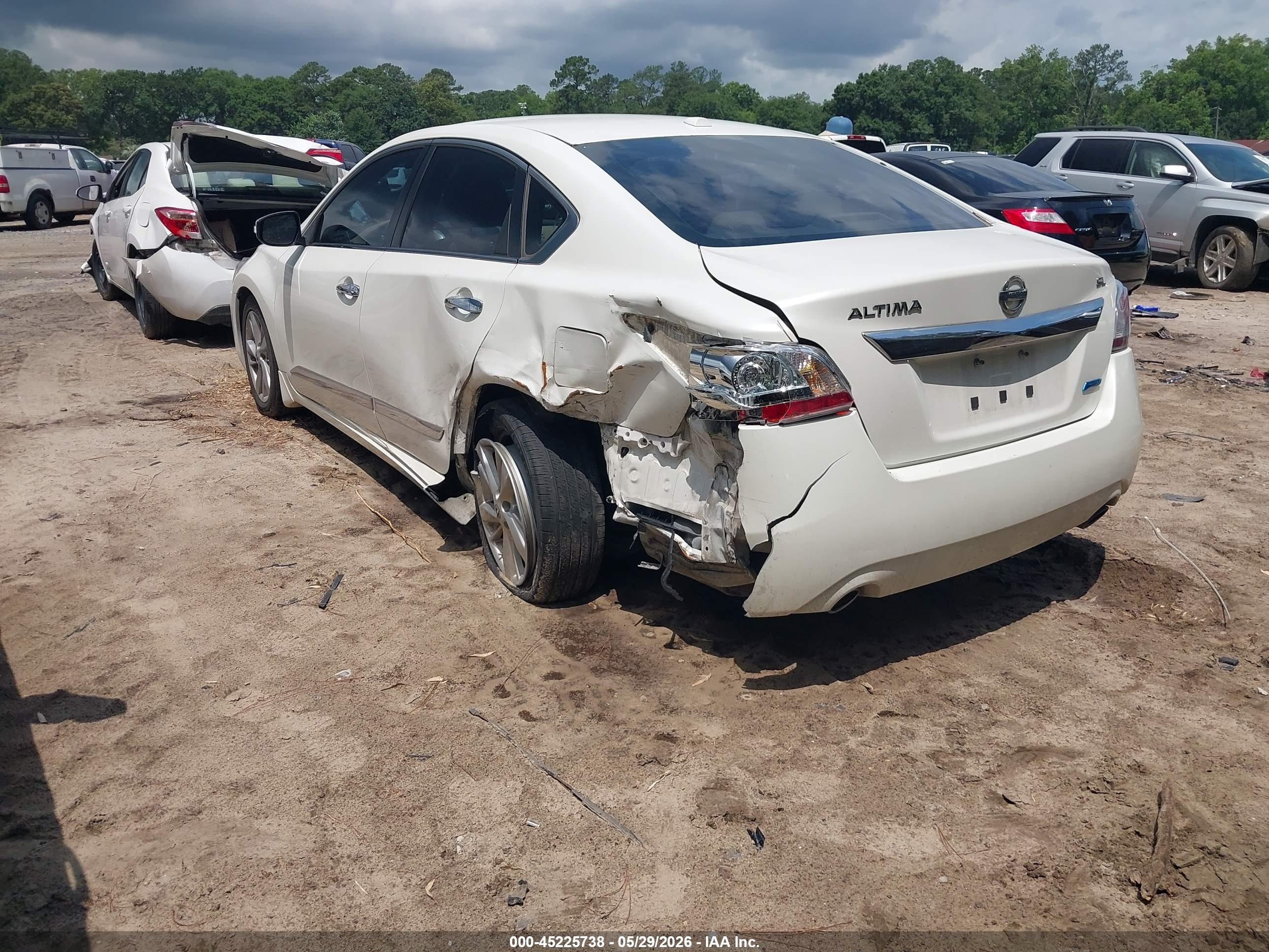 2014 Nissan Altima 2.5 Sl White vin: 1N4AL3AP7EC425669