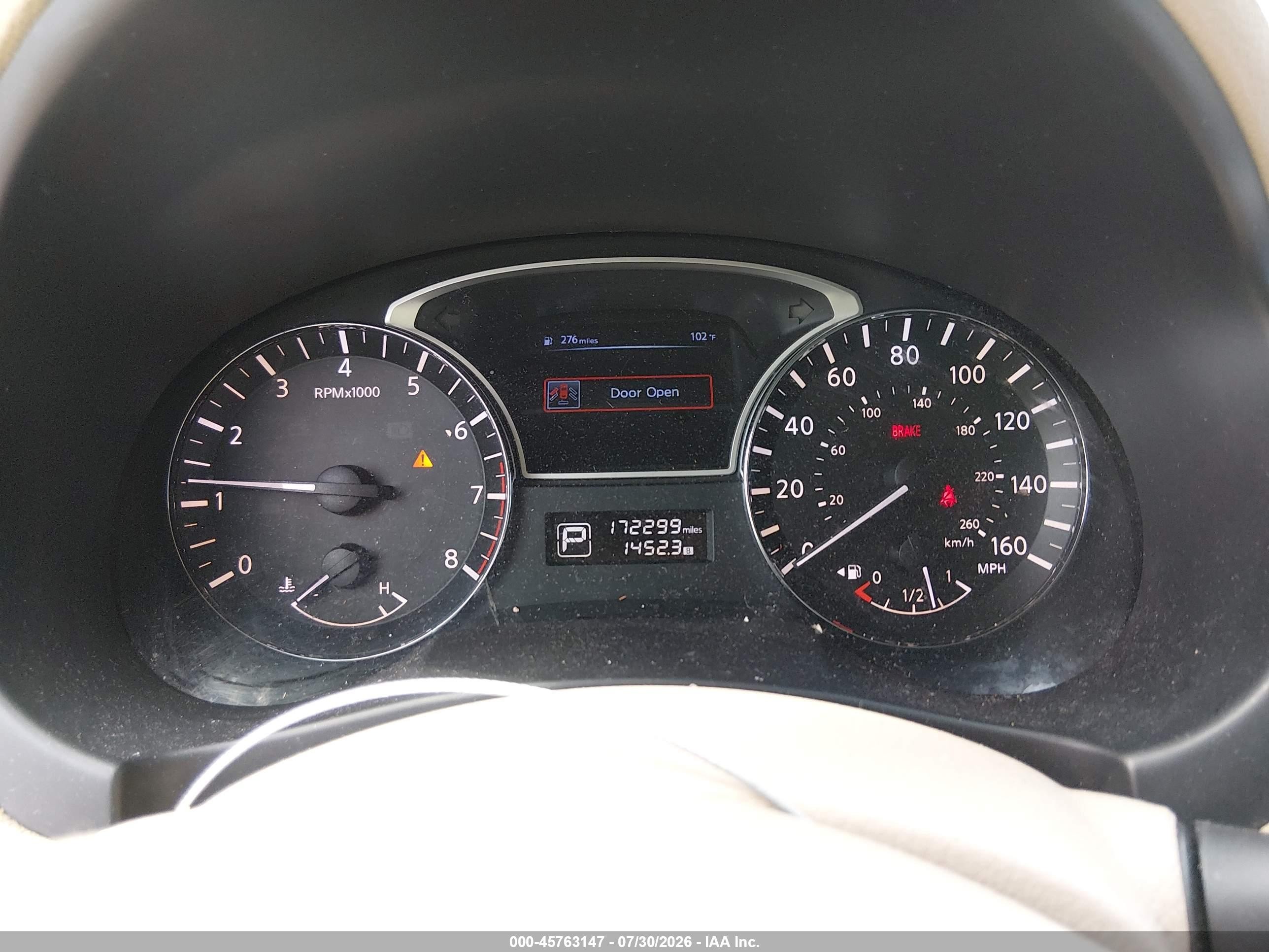 2014 Nissan Altima 2.5 Sl White vin: 1N4AL3AP7EC428684