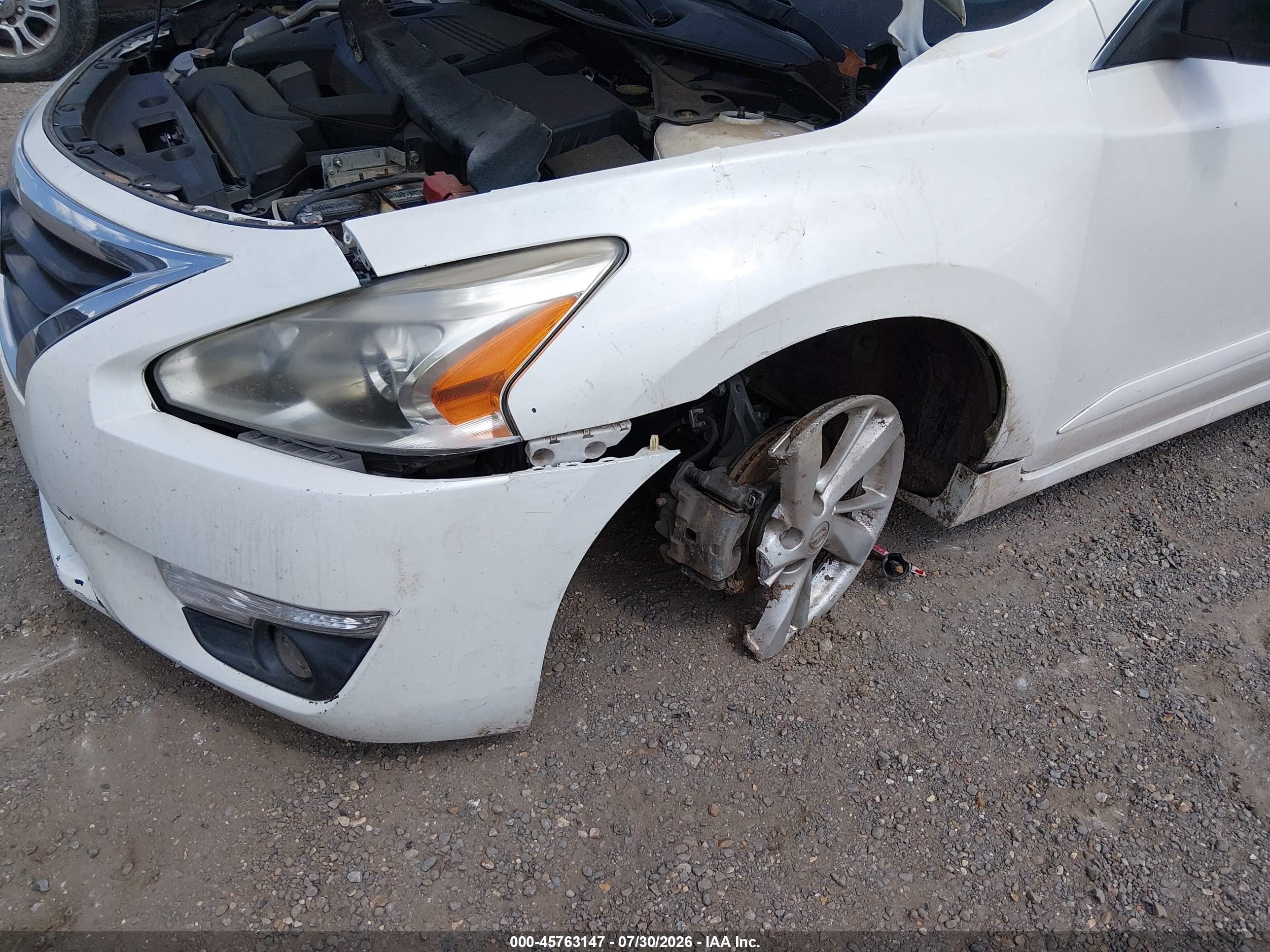 2014 Nissan Altima 2.5 Sl White vin: 1N4AL3AP7EC428684