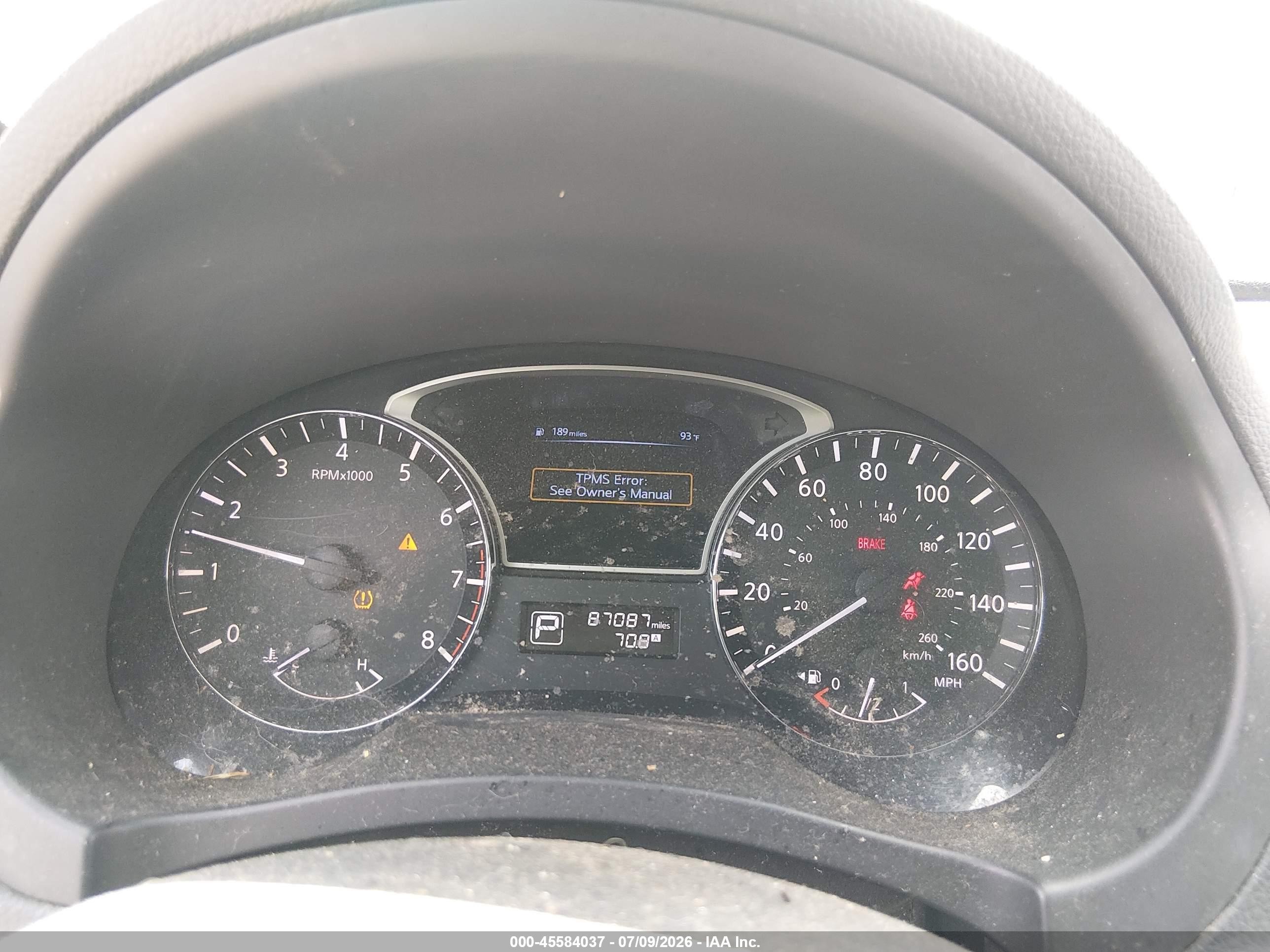 2014 Nissan Altima 2.5 Sv Silver vin: 1N4AL3AP7EC903427
