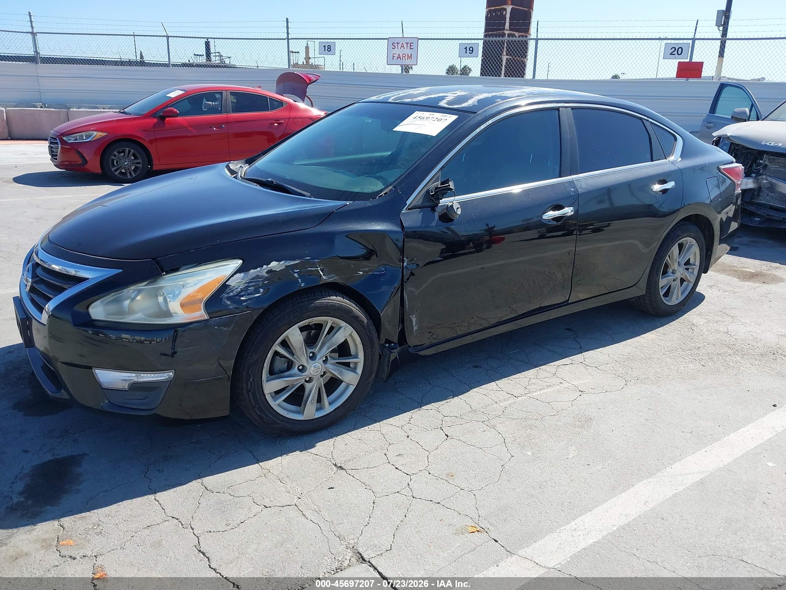 2014 Nissan Altima 2.5 Sv Black vin: 1N4AL3AP7EN207056