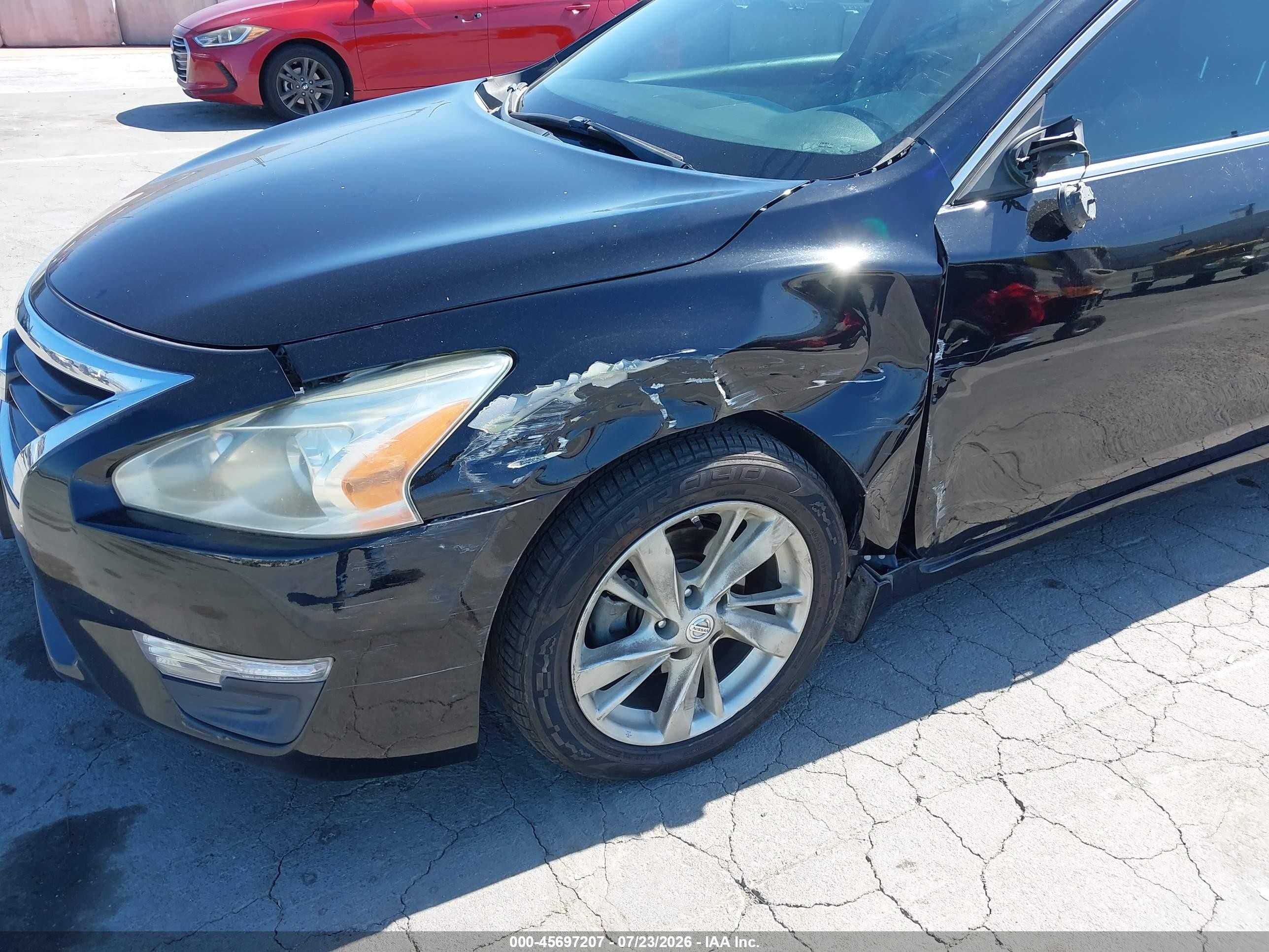 2014 Nissan Altima 2.5 Sv Black vin: 1N4AL3AP7EN207056