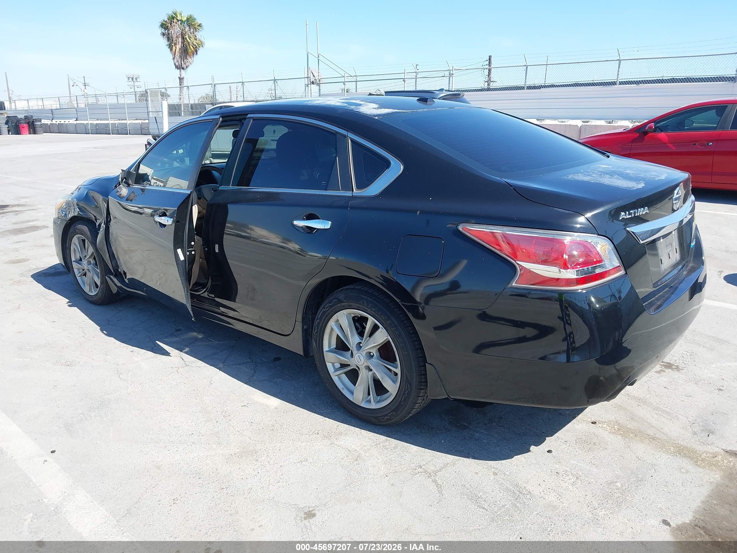 2014 Nissan Altima 2.5 Sv Black vin: 1N4AL3AP7EN207056