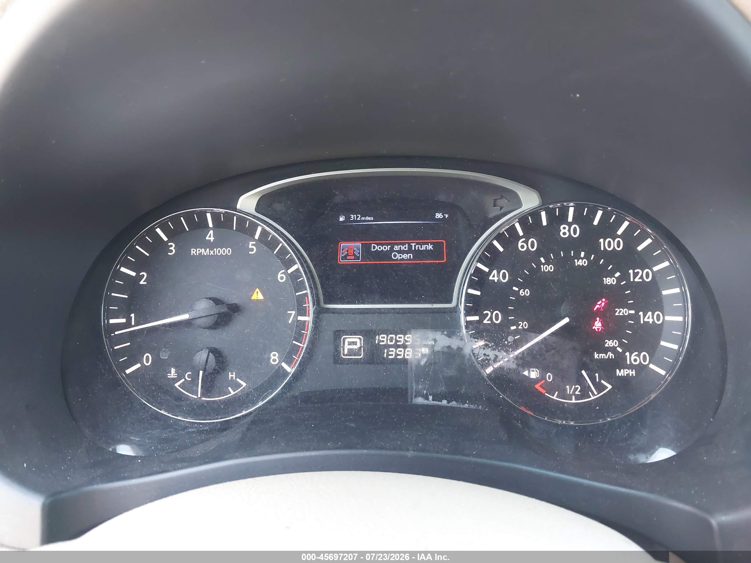 2014 Nissan Altima 2.5 Sv Black vin: 1N4AL3AP7EN207056