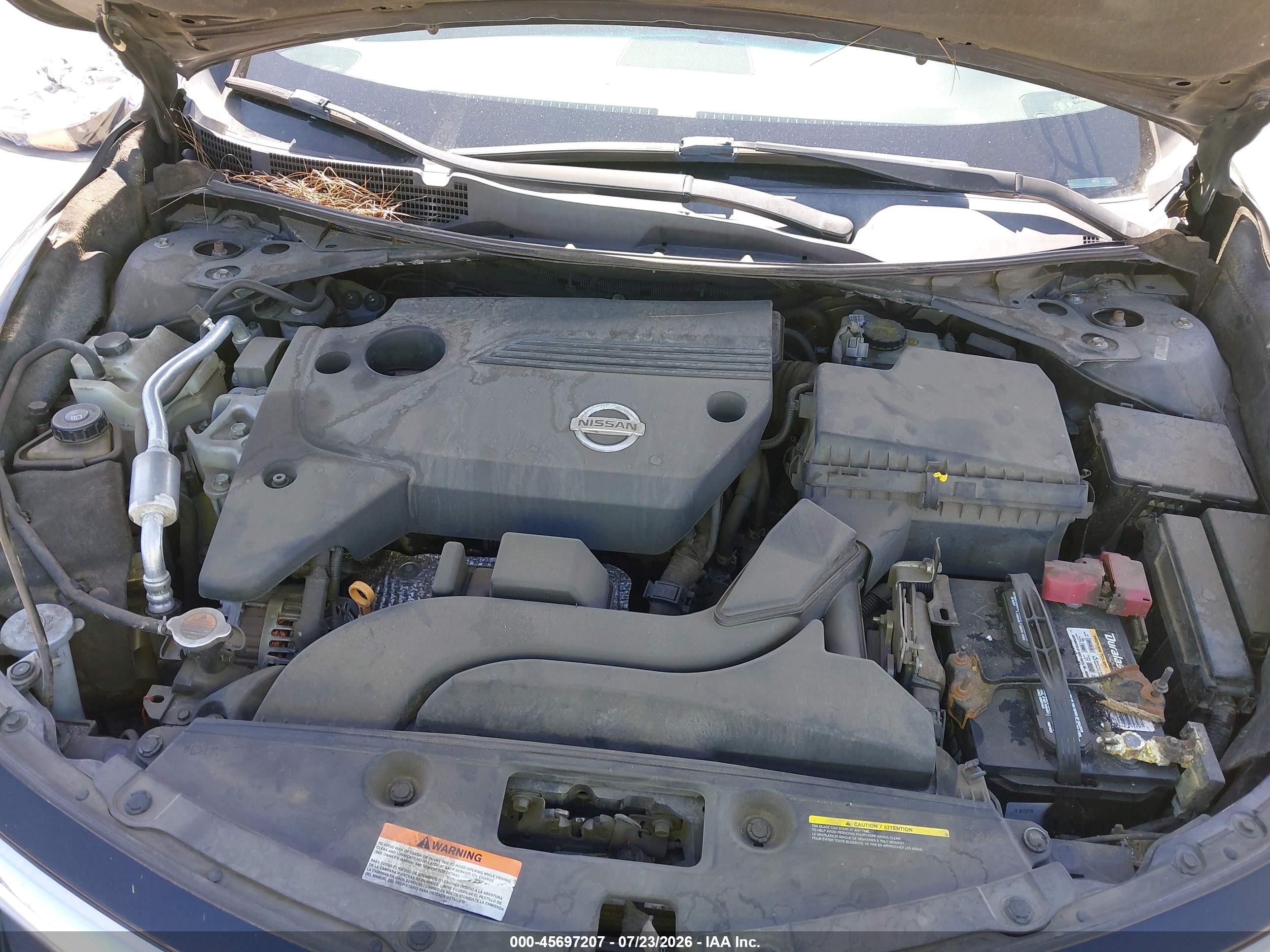 2014 Nissan Altima 2.5 Sv Black vin: 1N4AL3AP7EN207056