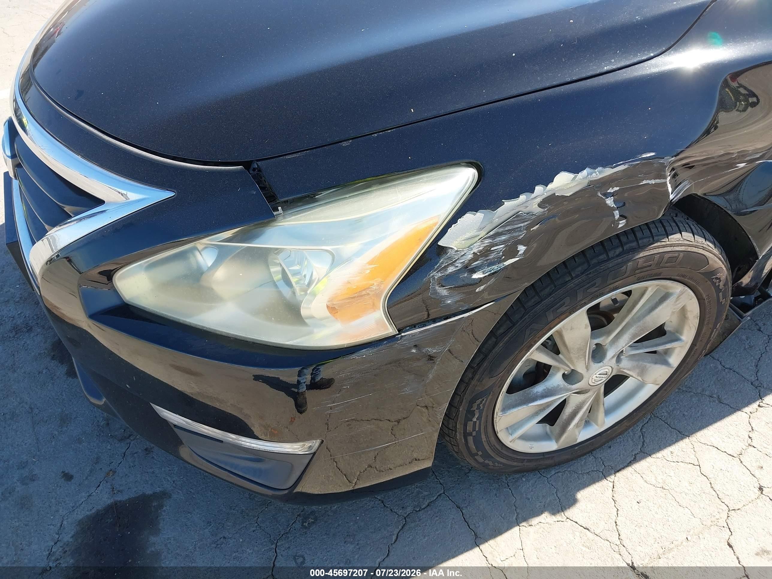 2014 Nissan Altima 2.5 Sv Black vin: 1N4AL3AP7EN207056