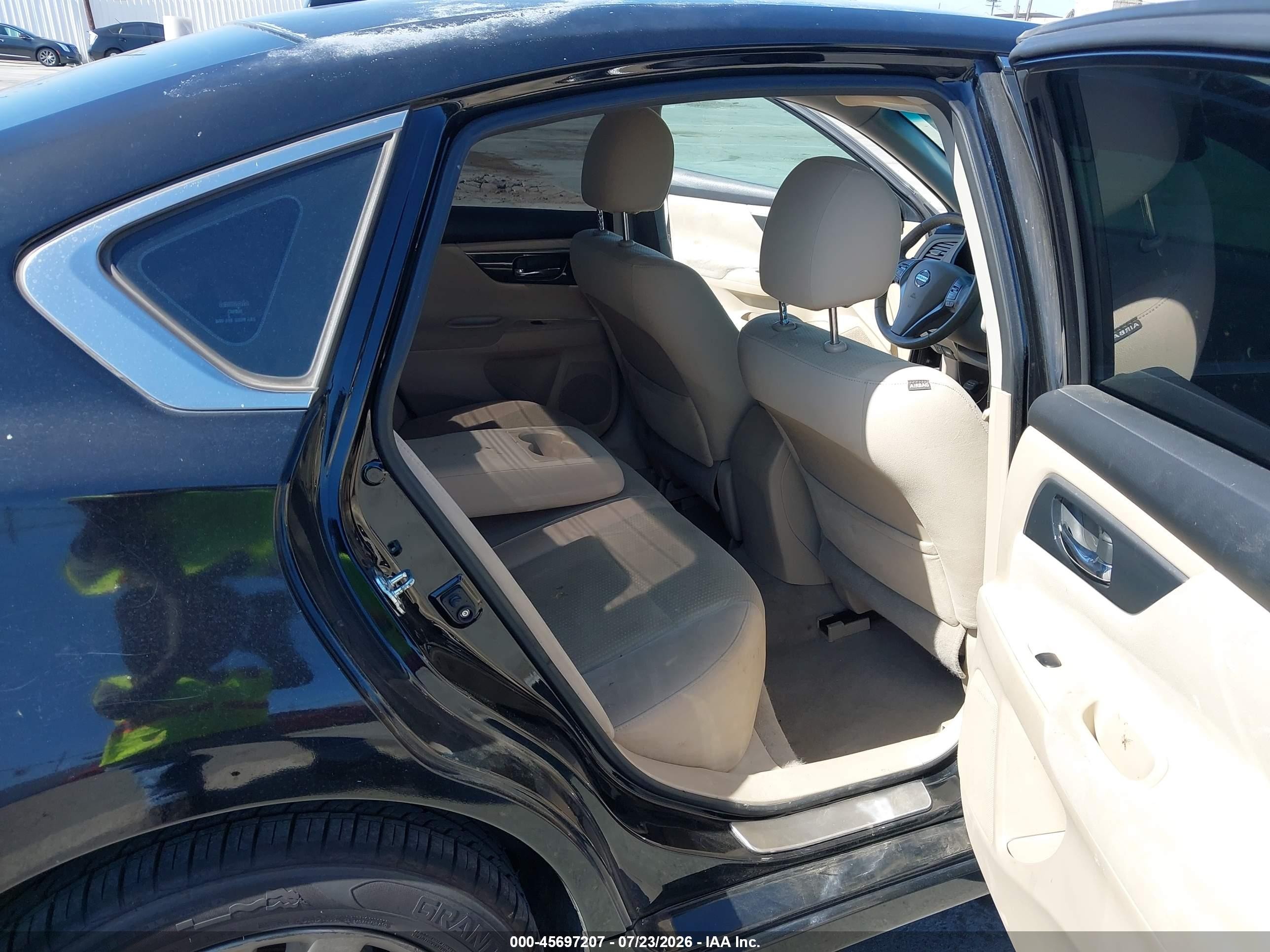 2014 Nissan Altima 2.5 Sv Black vin: 1N4AL3AP7EN207056