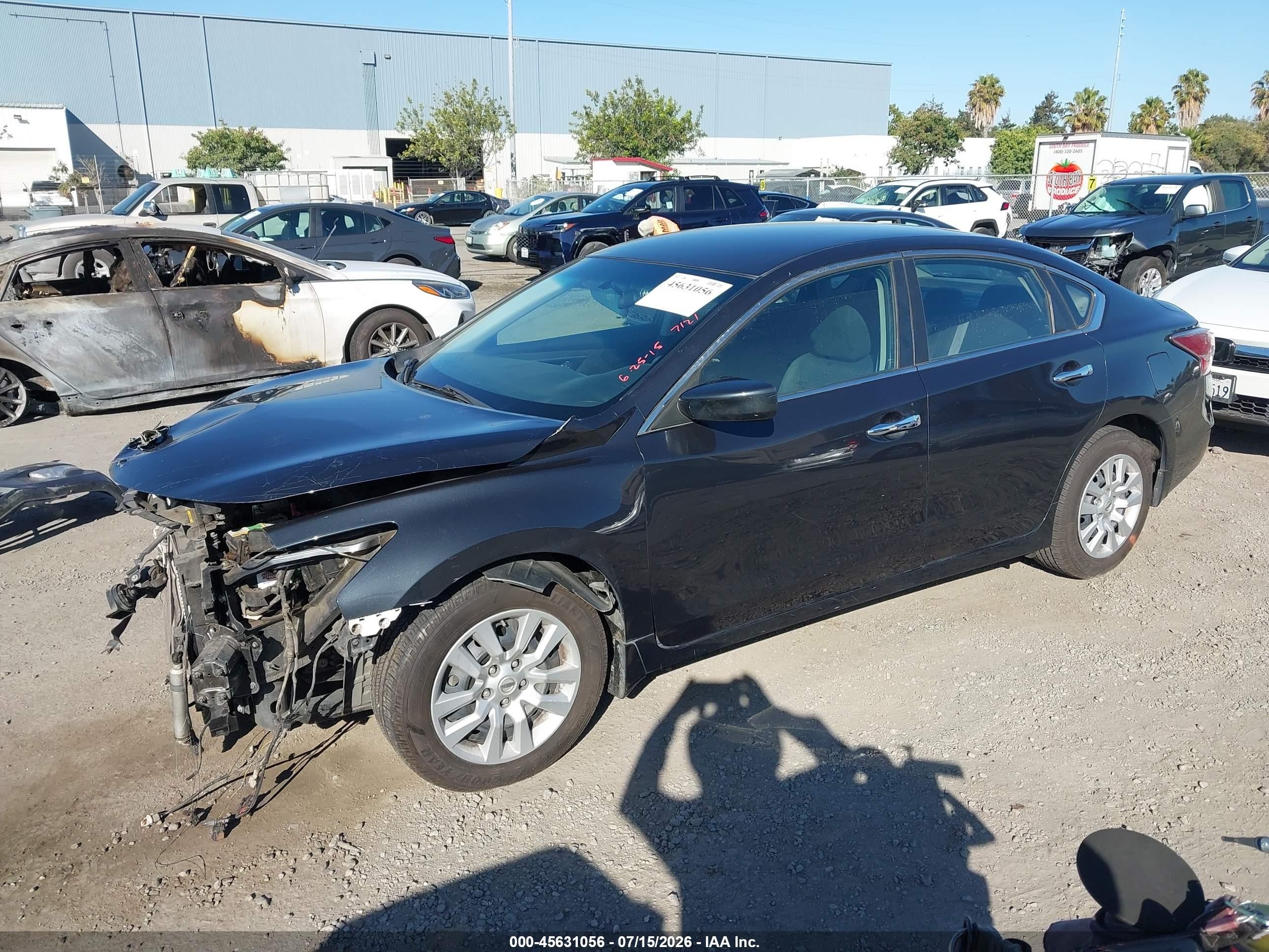 2014 Nissan Altima 2.5 S Gray vin: 1N4AL3AP7EN212161