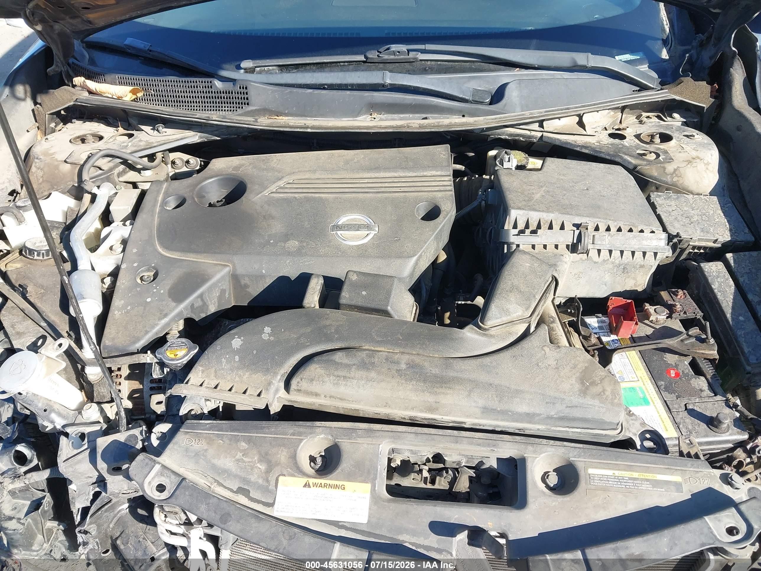 2014 Nissan Altima 2.5 S Gray vin: 1N4AL3AP7EN212161