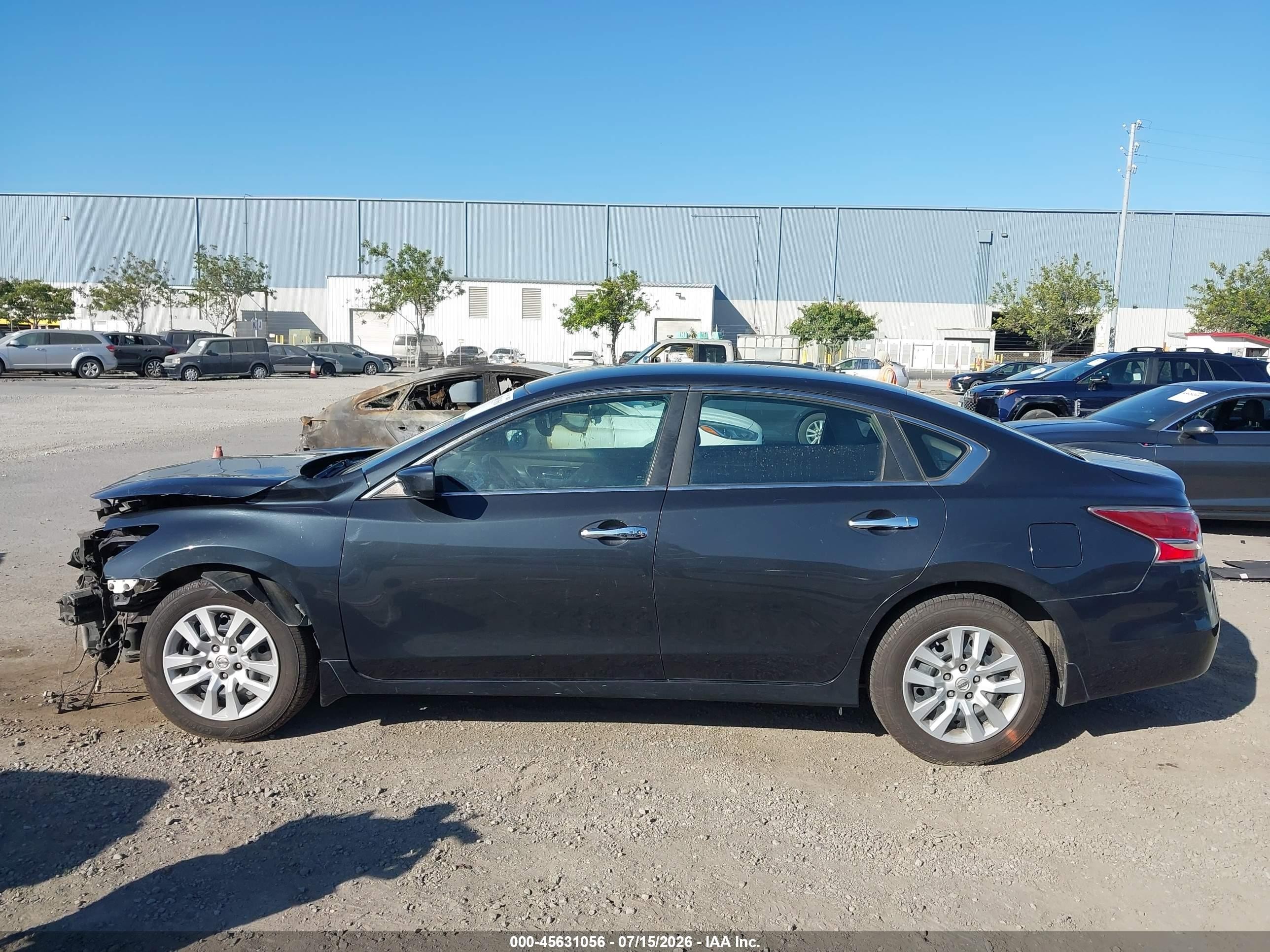 2014 Nissan Altima 2.5 S Gray vin: 1N4AL3AP7EN212161