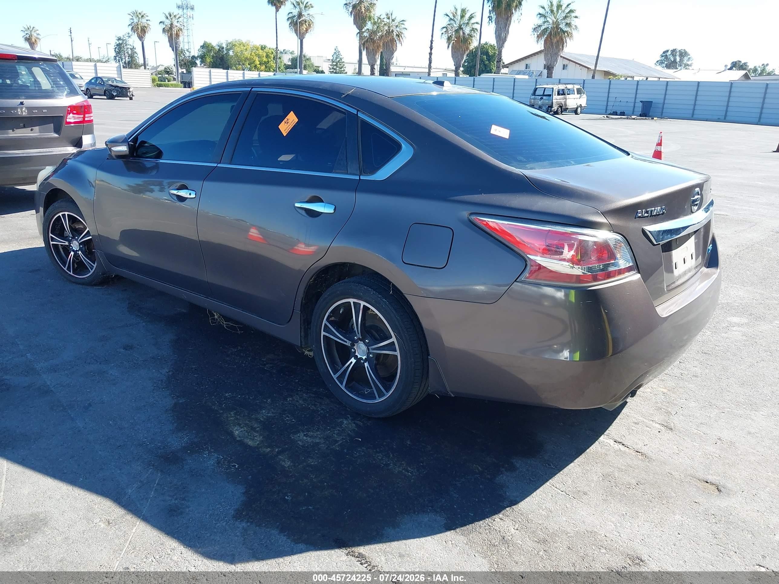 2014 Nissan Altima 2.5 Sv Gray vin: 1N4AL3AP7EN213715