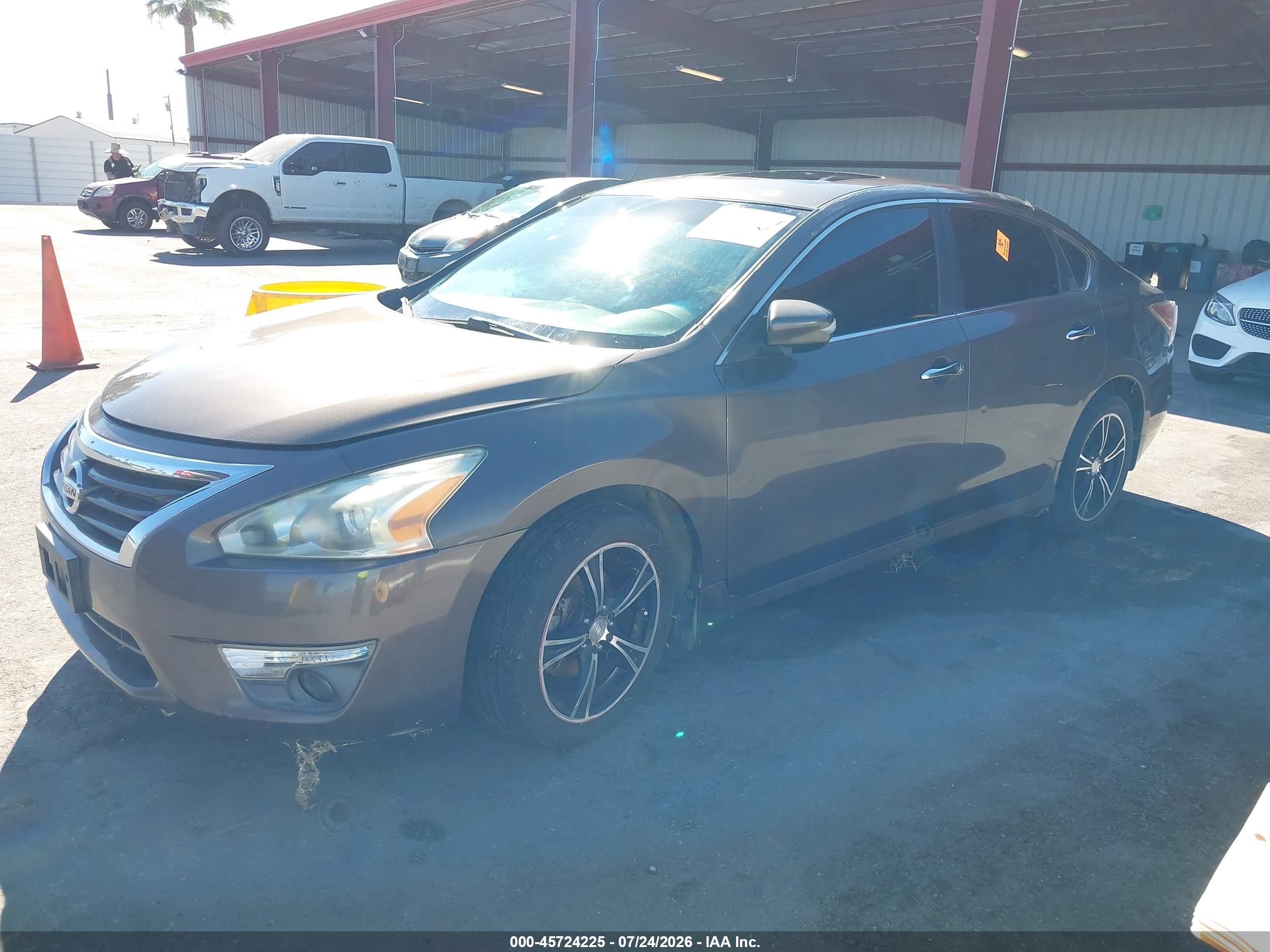 2014 Nissan Altima 2.5 Sv Gray vin: 1N4AL3AP7EN213715