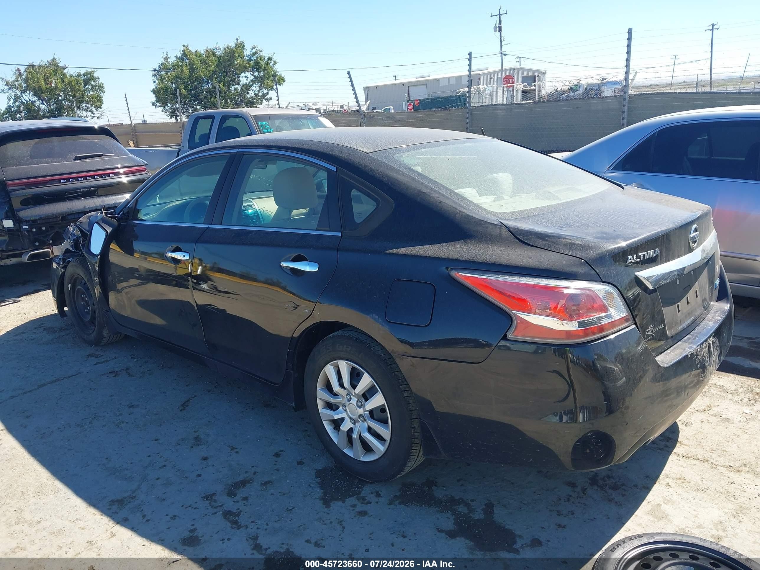 2014 Nissan Altima 2.5 S Black vin: 1N4AL3AP7EN220390