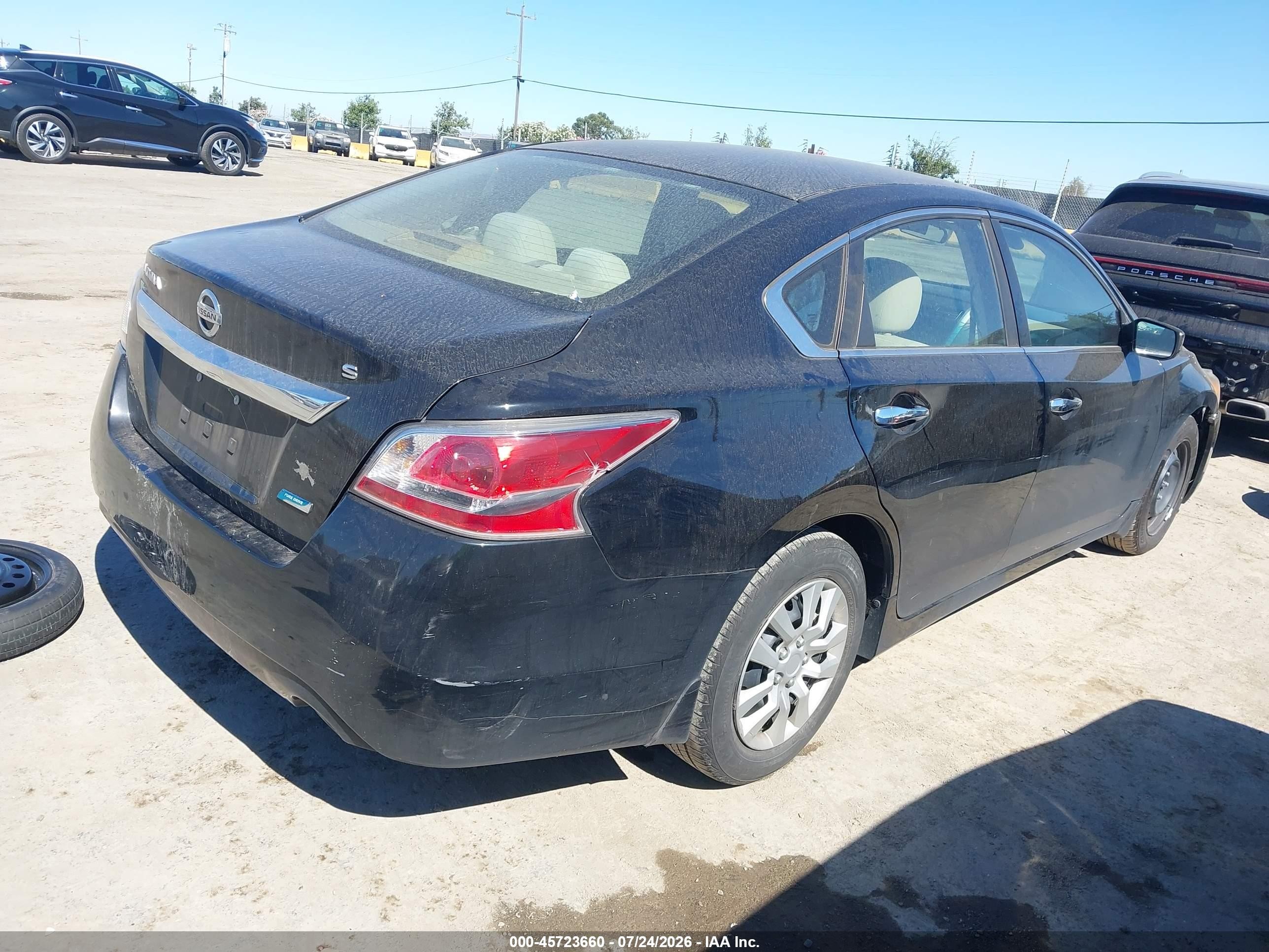 2014 Nissan Altima 2.5 S Black vin: 1N4AL3AP7EN220390