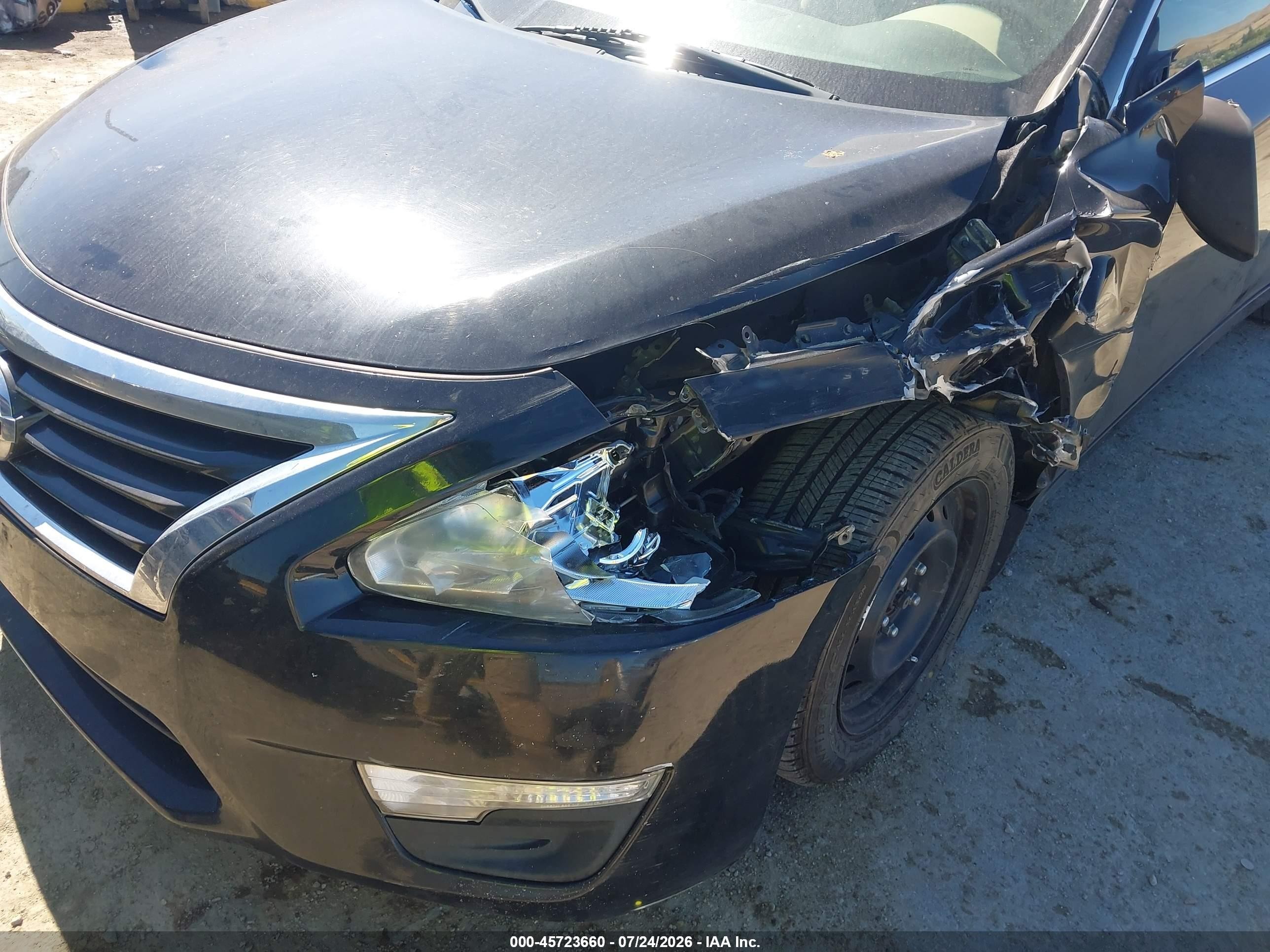 2014 Nissan Altima 2.5 S Black vin: 1N4AL3AP7EN220390