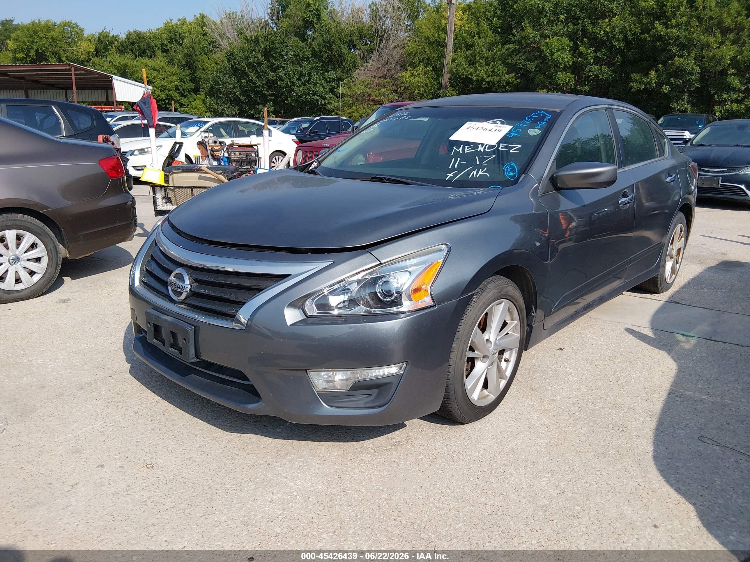 2014 Nissan Altima 2.5 Sv Синий vin: 1N4AL3AP7EN228716