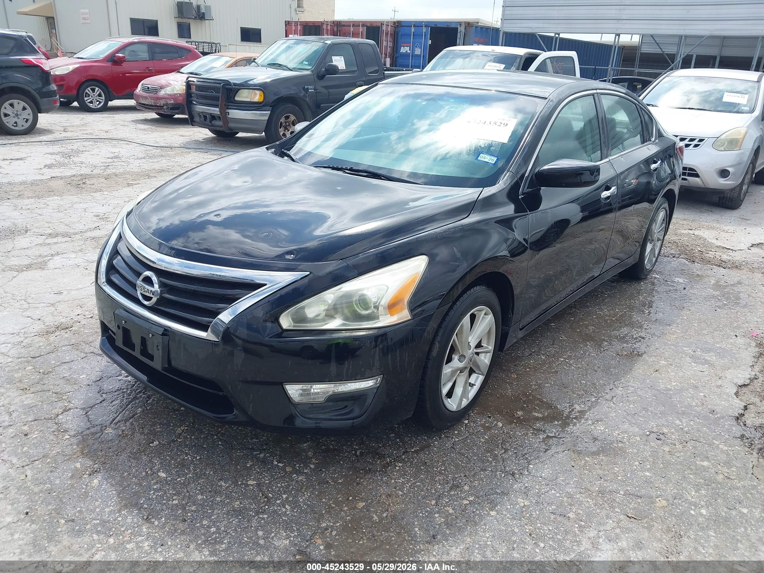 2014 Nissan Altima 2.5 Sv Black vin: 1N4AL3AP7EN248934