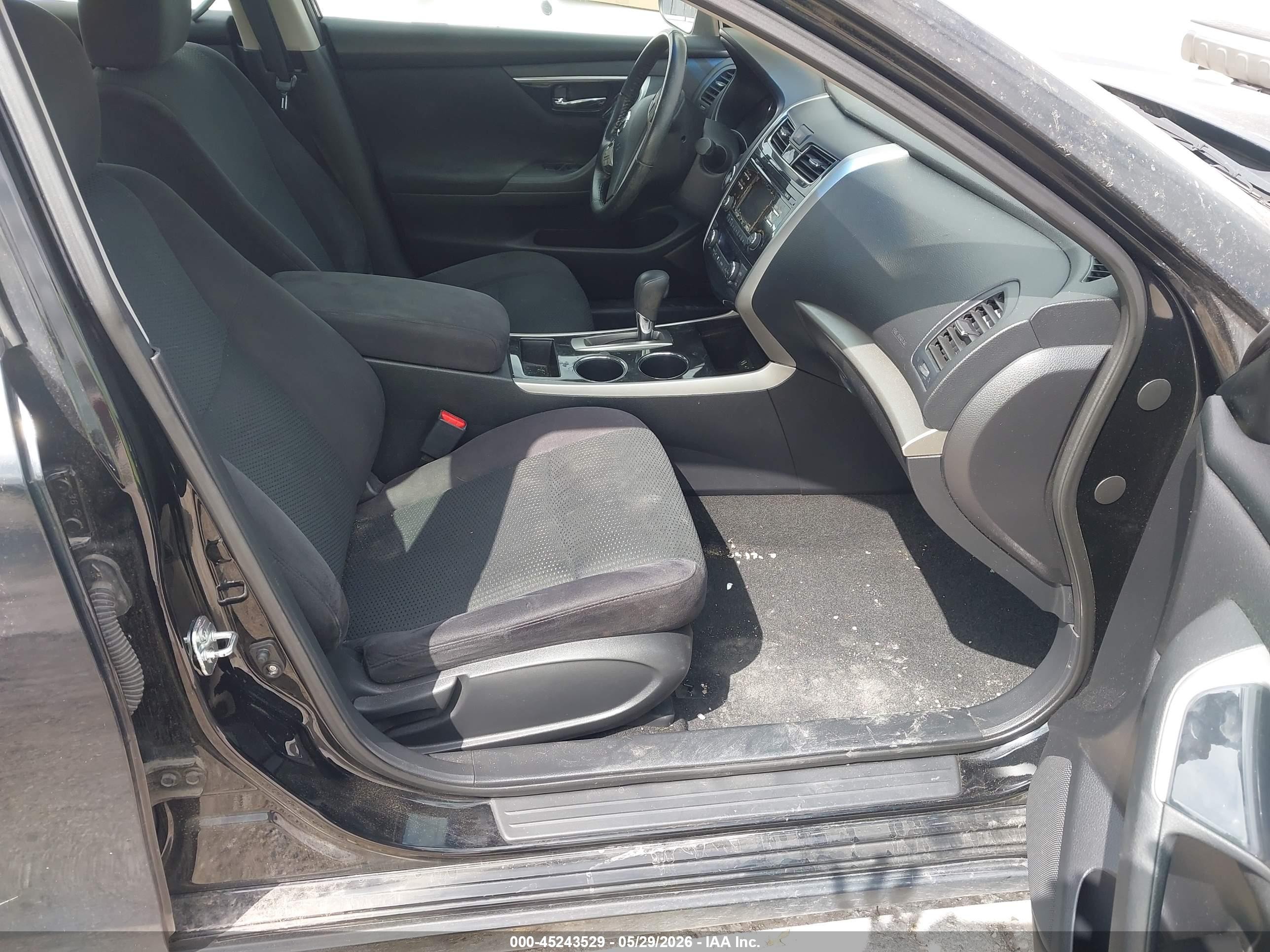 2014 Nissan Altima 2.5 Sv Black vin: 1N4AL3AP7EN248934