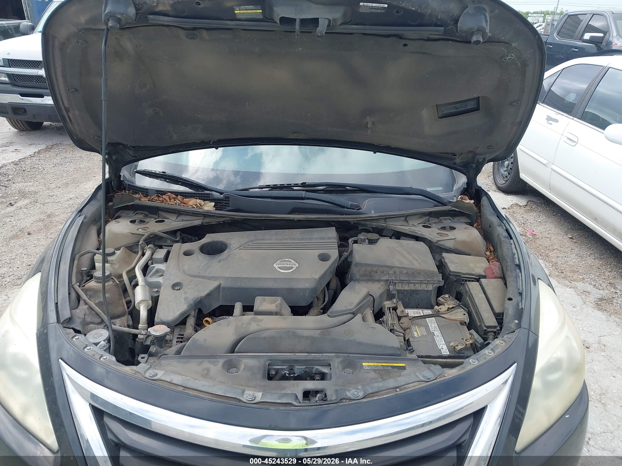 2014 Nissan Altima 2.5 Sv Black vin: 1N4AL3AP7EN248934