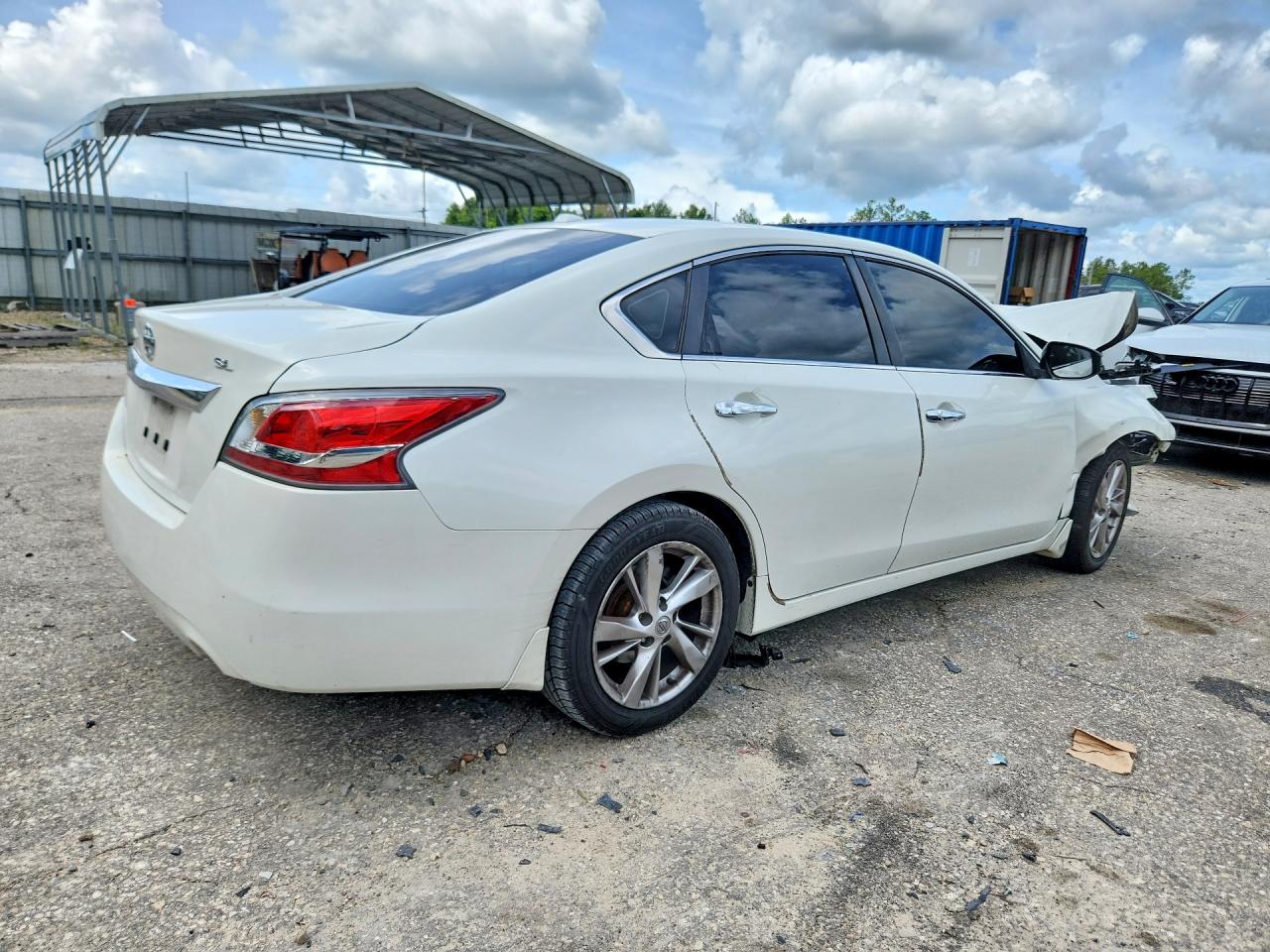 2014 Nissan Altima White vin: 1N4AL3AP7EN253566