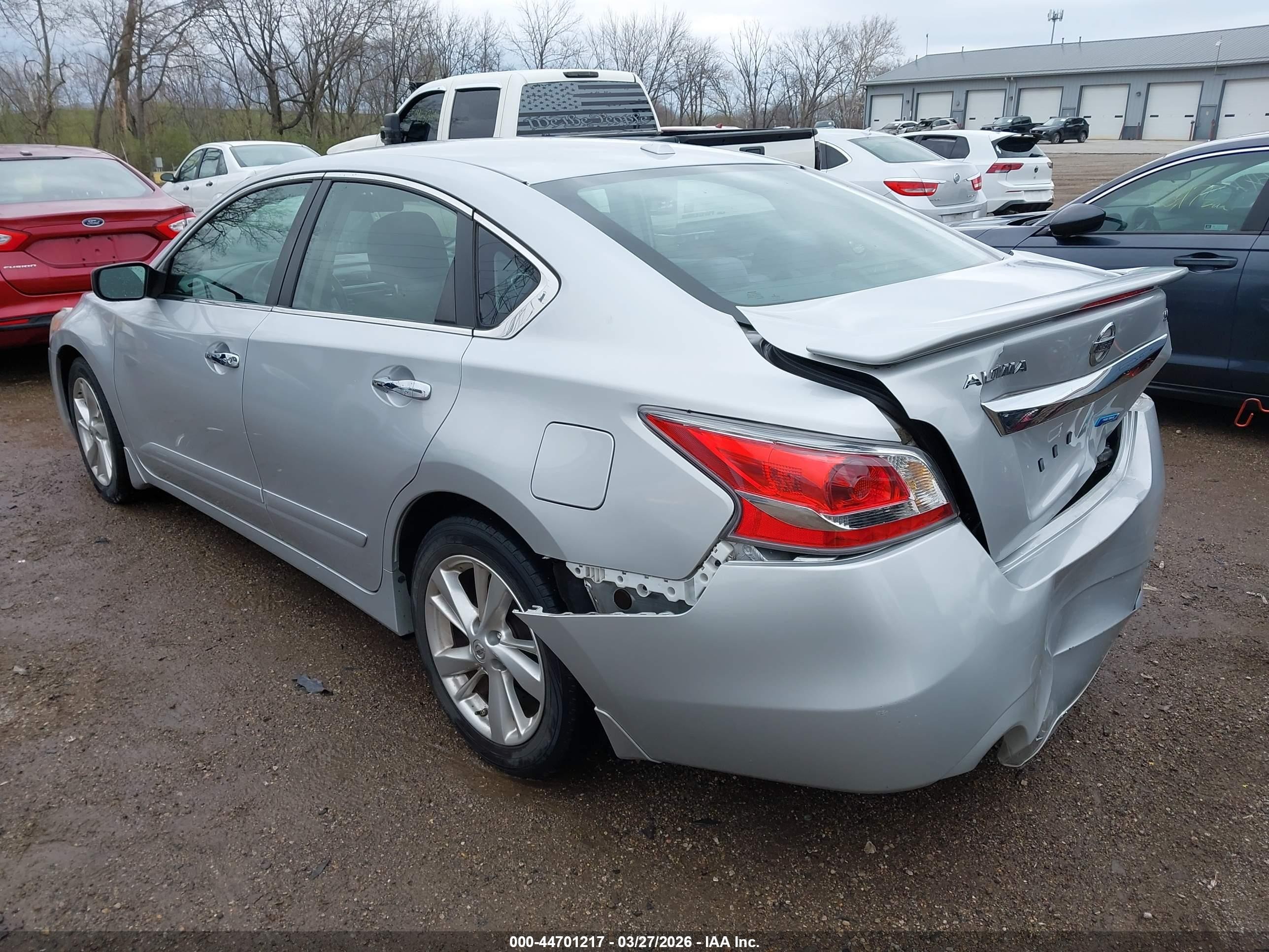 2014 Nissan Altima 2.5 Sv Silver vin: 1N4AL3AP7EN254846