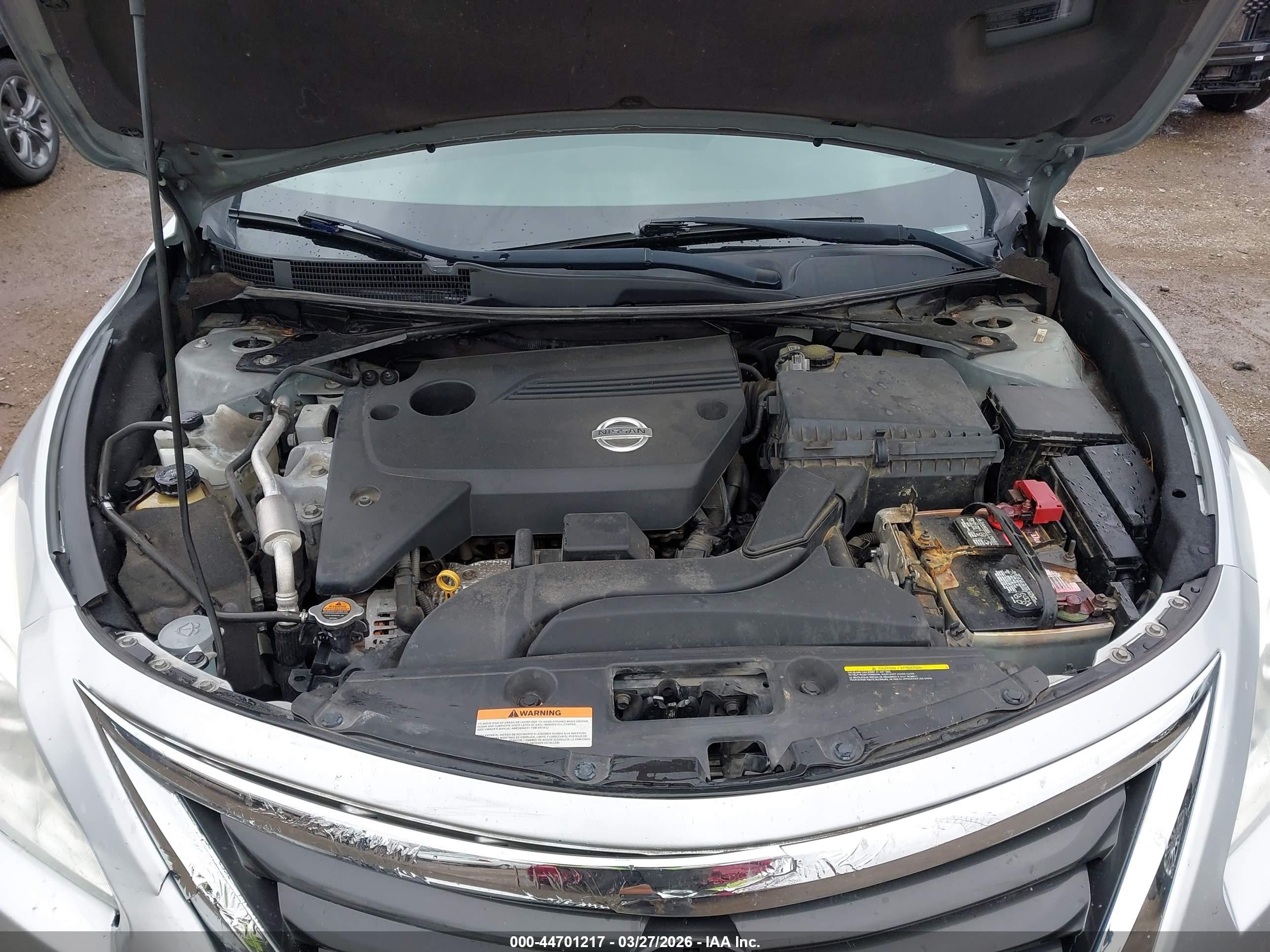 2014 Nissan Altima 2.5 Sv Silver vin: 1N4AL3AP7EN254846