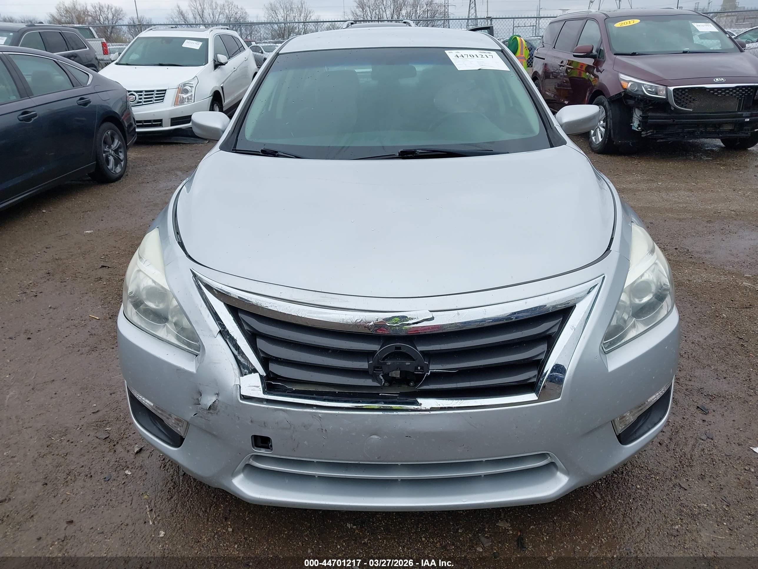 2014 Nissan Altima 2.5 Sv Silver vin: 1N4AL3AP7EN254846