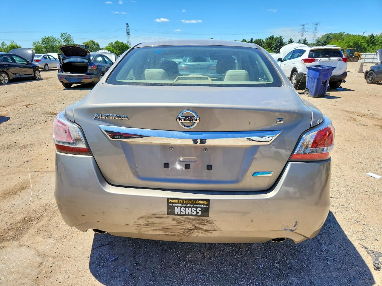 2014 Nissan Altima 2.5 Beige vin: 1N4AL3AP7EN338276