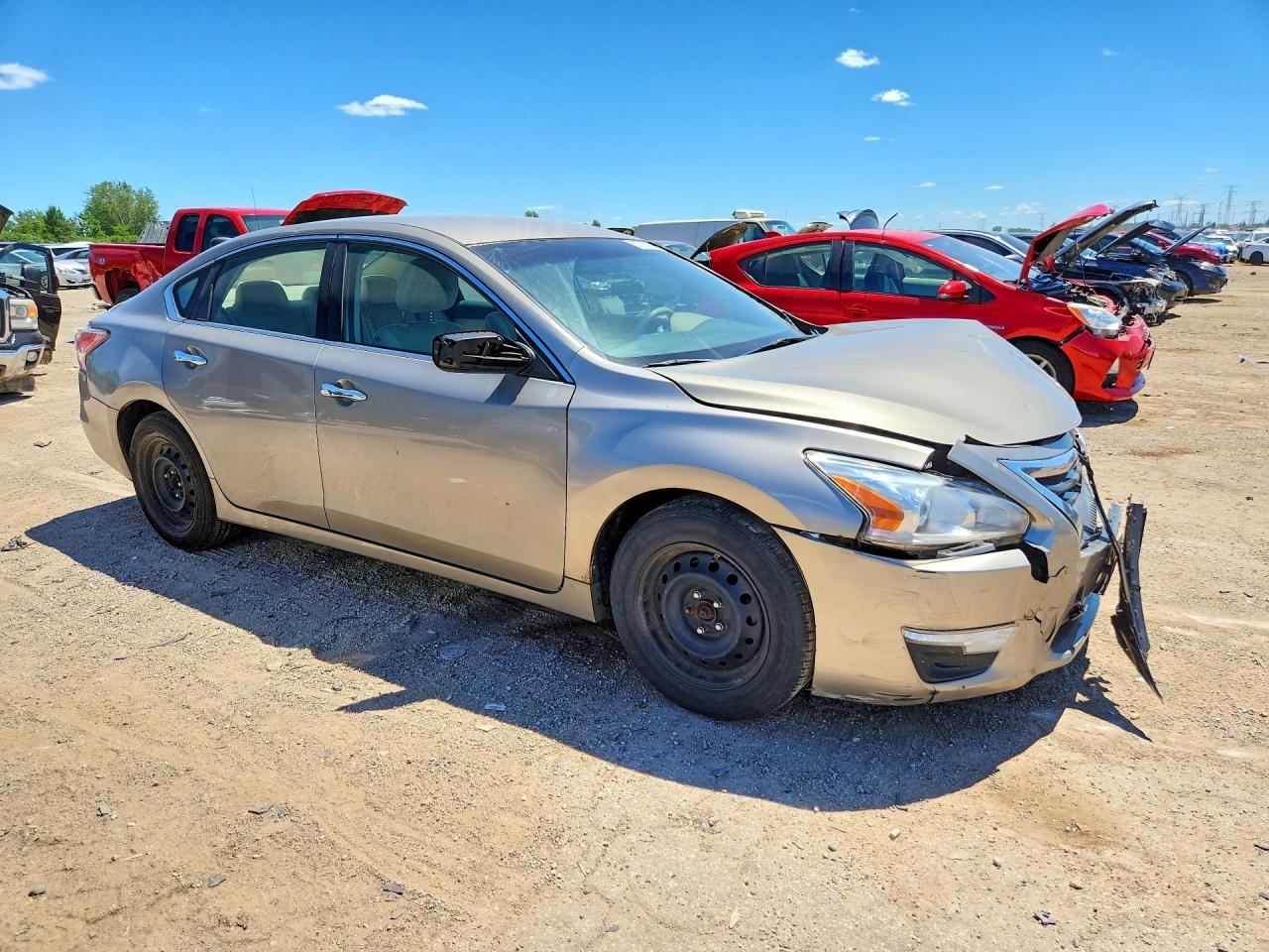 2014 Nissan Altima 2.5 Beige vin: 1N4AL3AP7EN338276