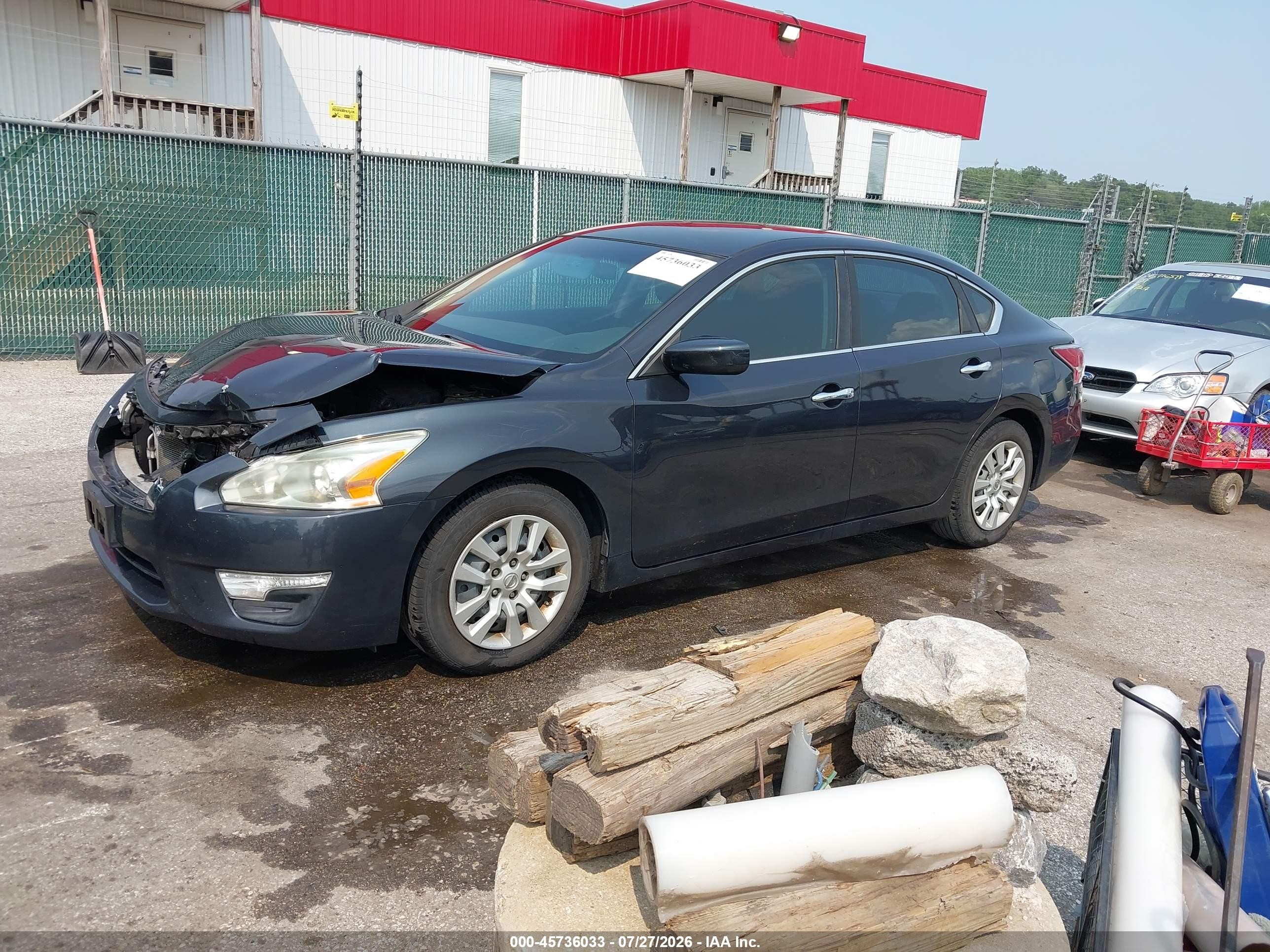 2014 Nissan Altima 2.5 S Gray vin: 1N4AL3AP7EN340318