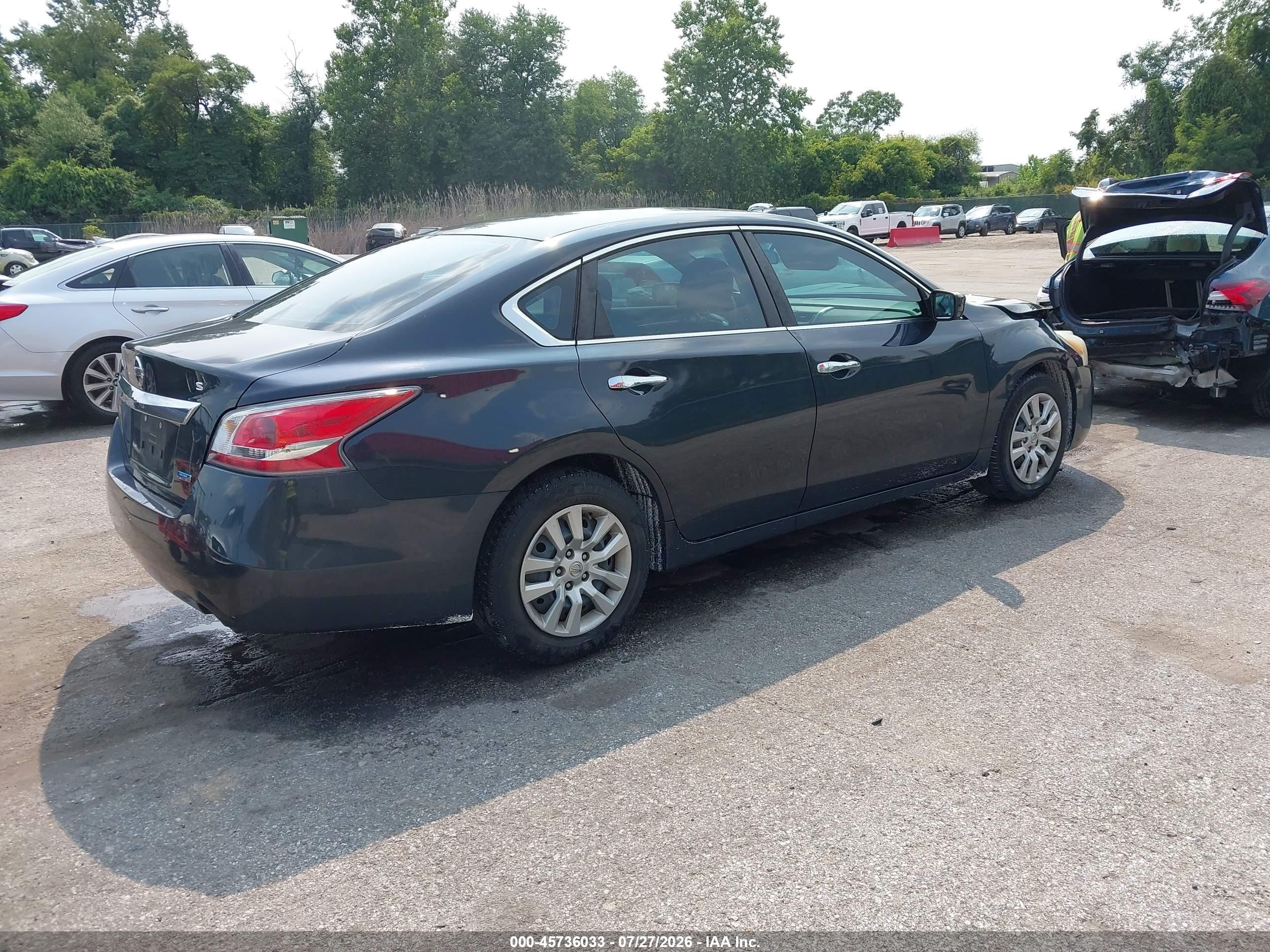 2014 Nissan Altima 2.5 S Gray vin: 1N4AL3AP7EN340318
