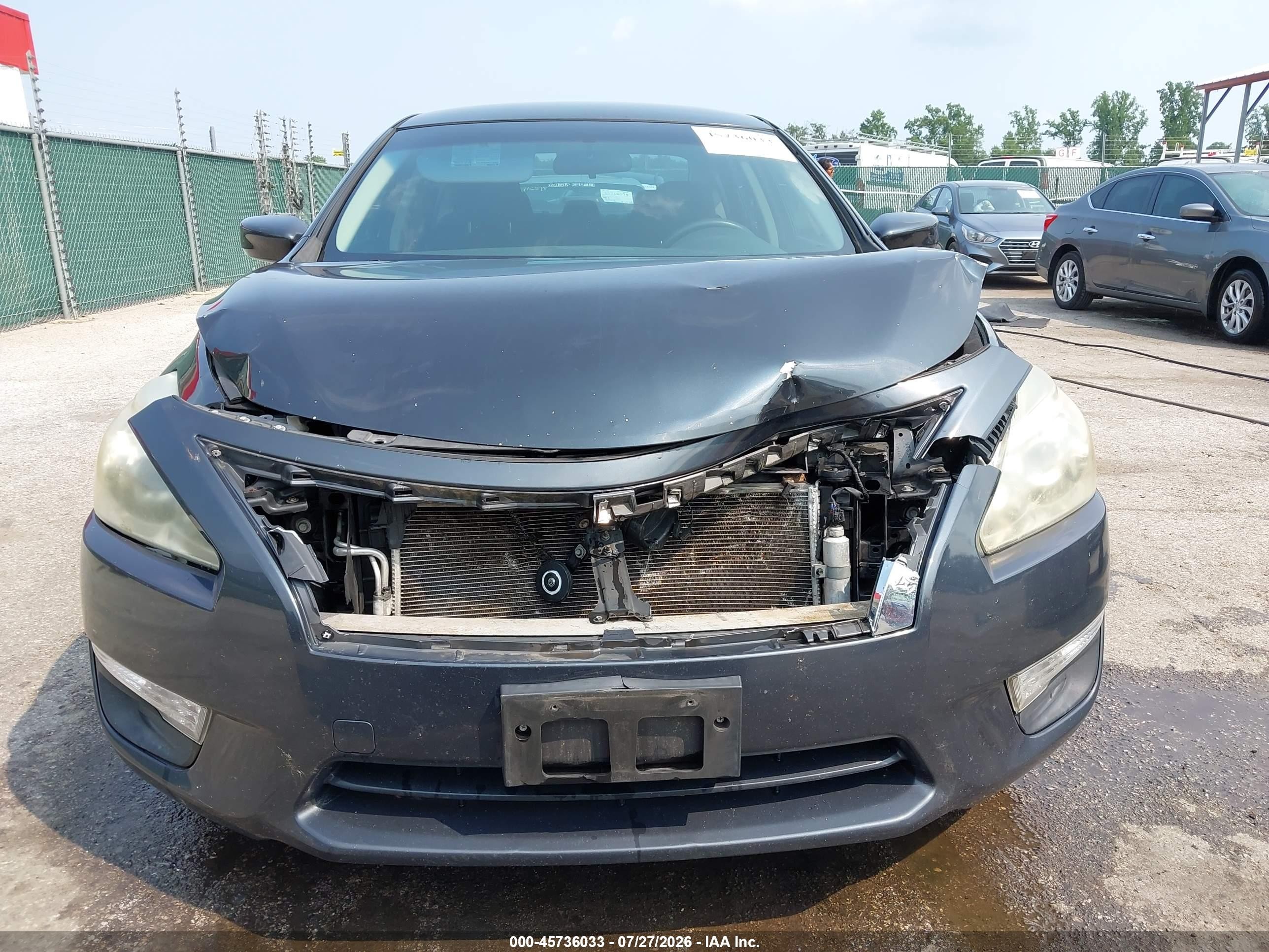 2014 Nissan Altima 2.5 S Gray vin: 1N4AL3AP7EN340318