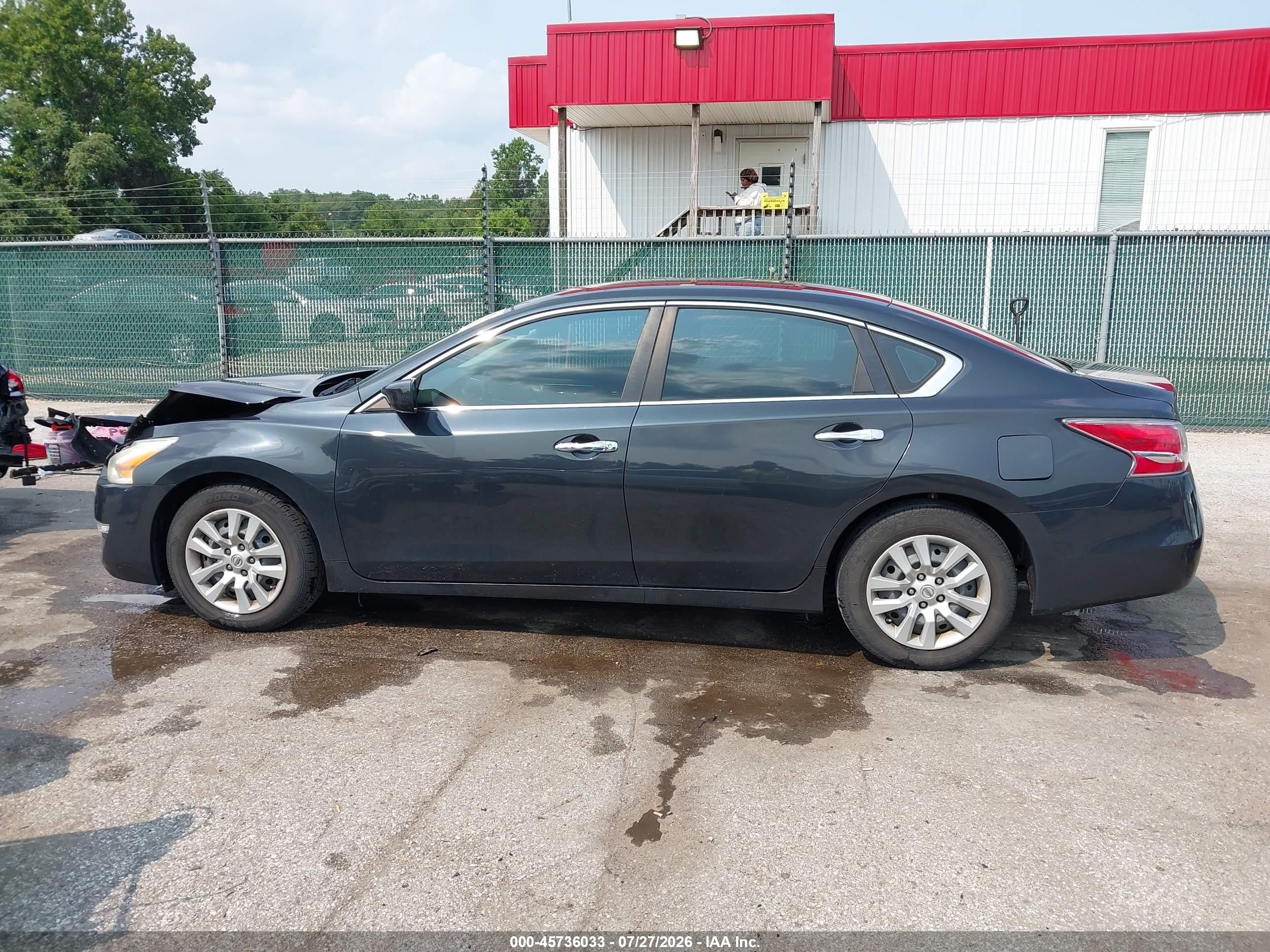 2014 Nissan Altima 2.5 S Gray vin: 1N4AL3AP7EN340318