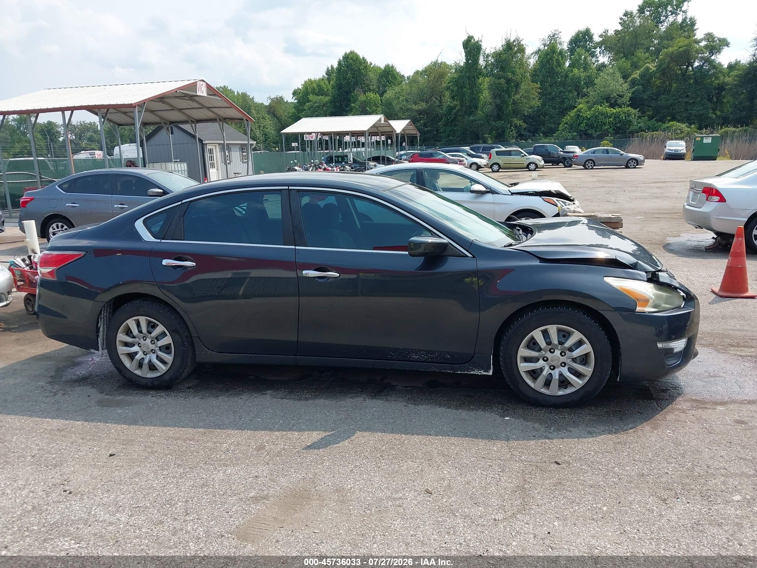2014 Nissan Altima 2.5 S Gray vin: 1N4AL3AP7EN340318