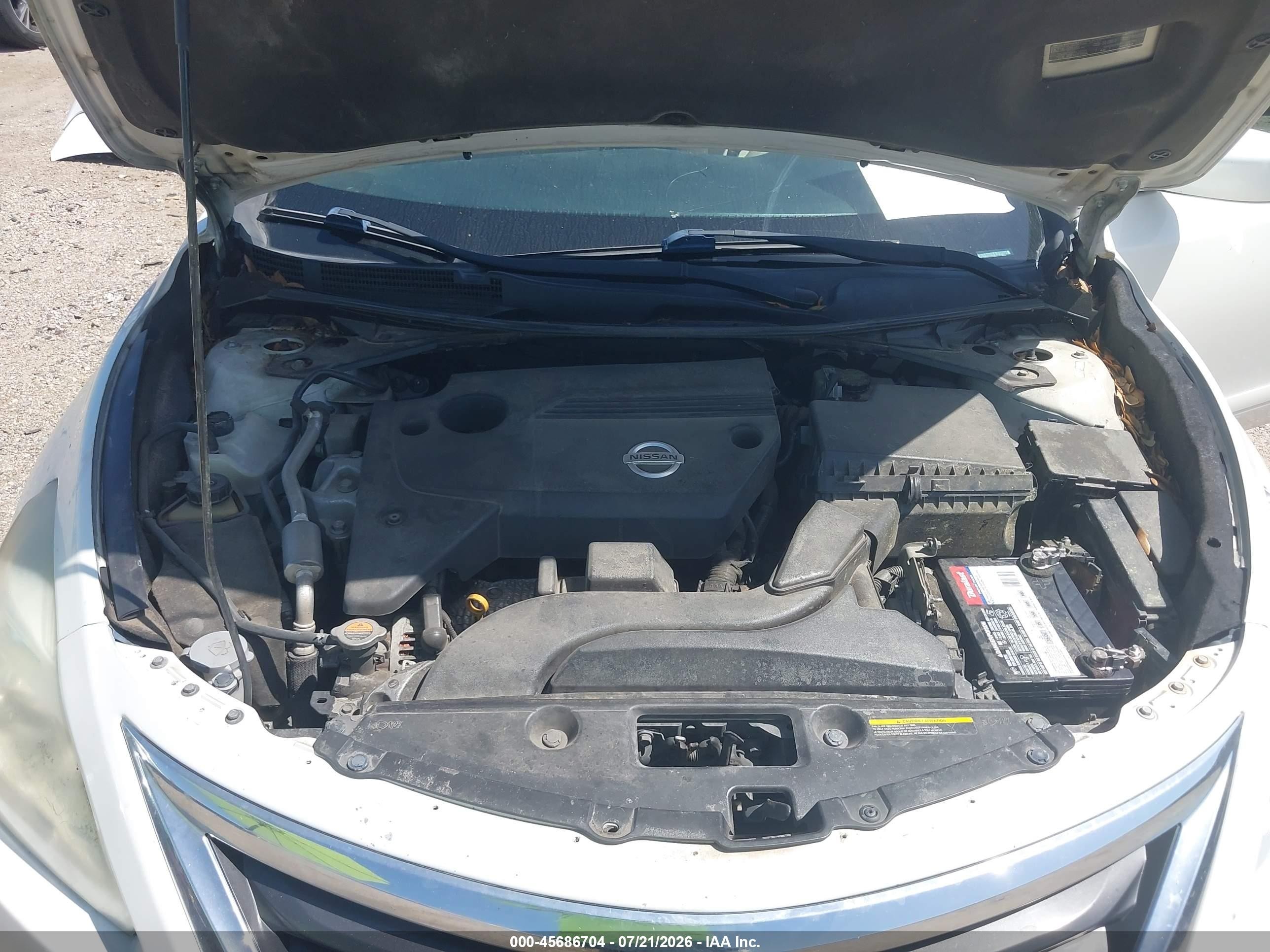 2014 Nissan Altima 2.5 S Белый vin: 1N4AL3AP7EN347012