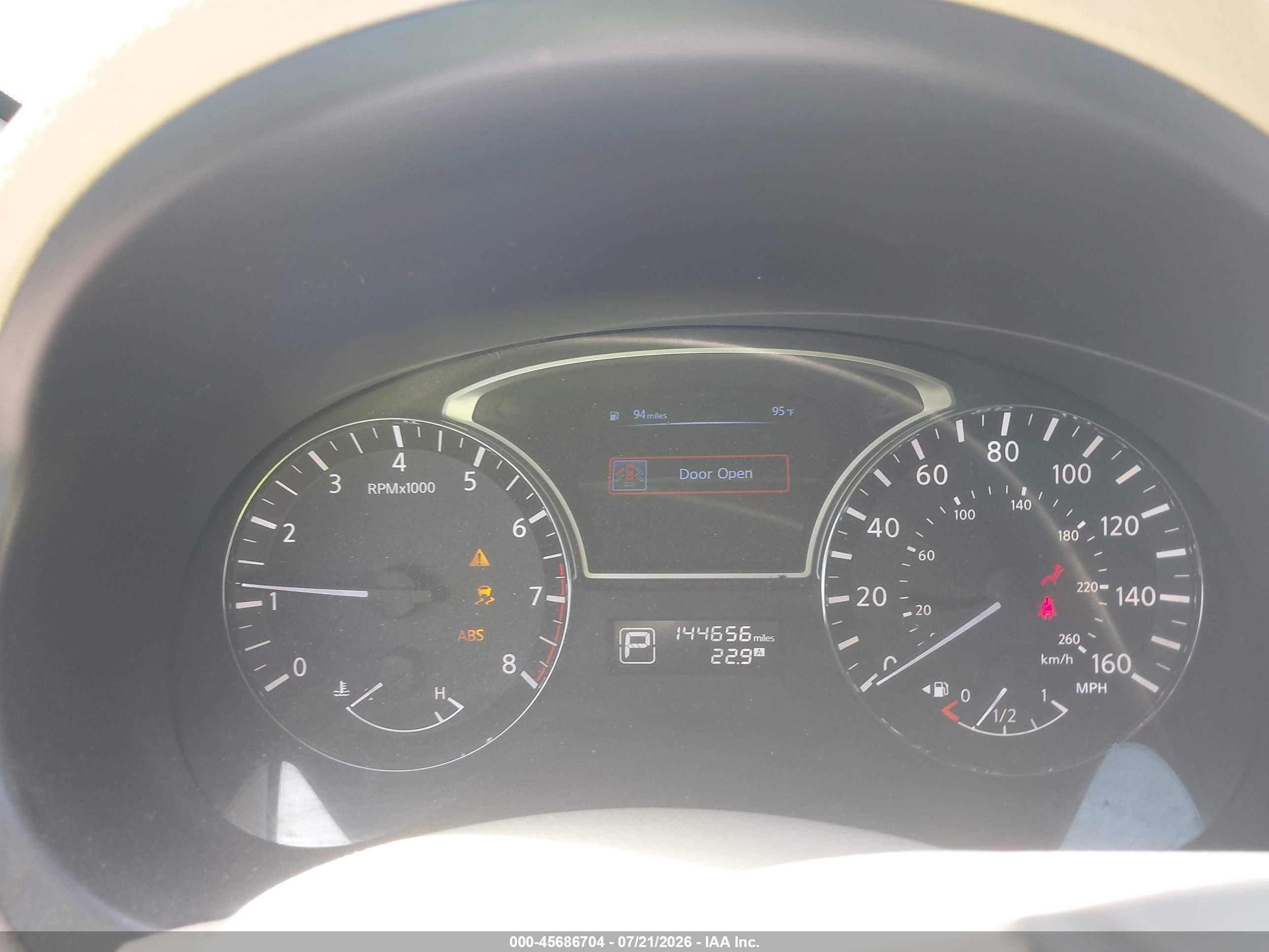 2014 Nissan Altima 2.5 S Белый vin: 1N4AL3AP7EN347012