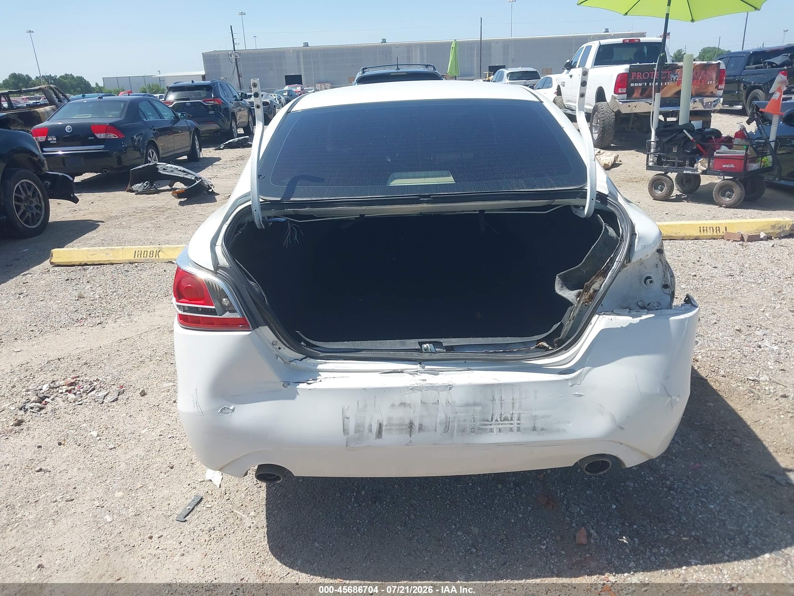 2014 Nissan Altima 2.5 S Белый vin: 1N4AL3AP7EN347012