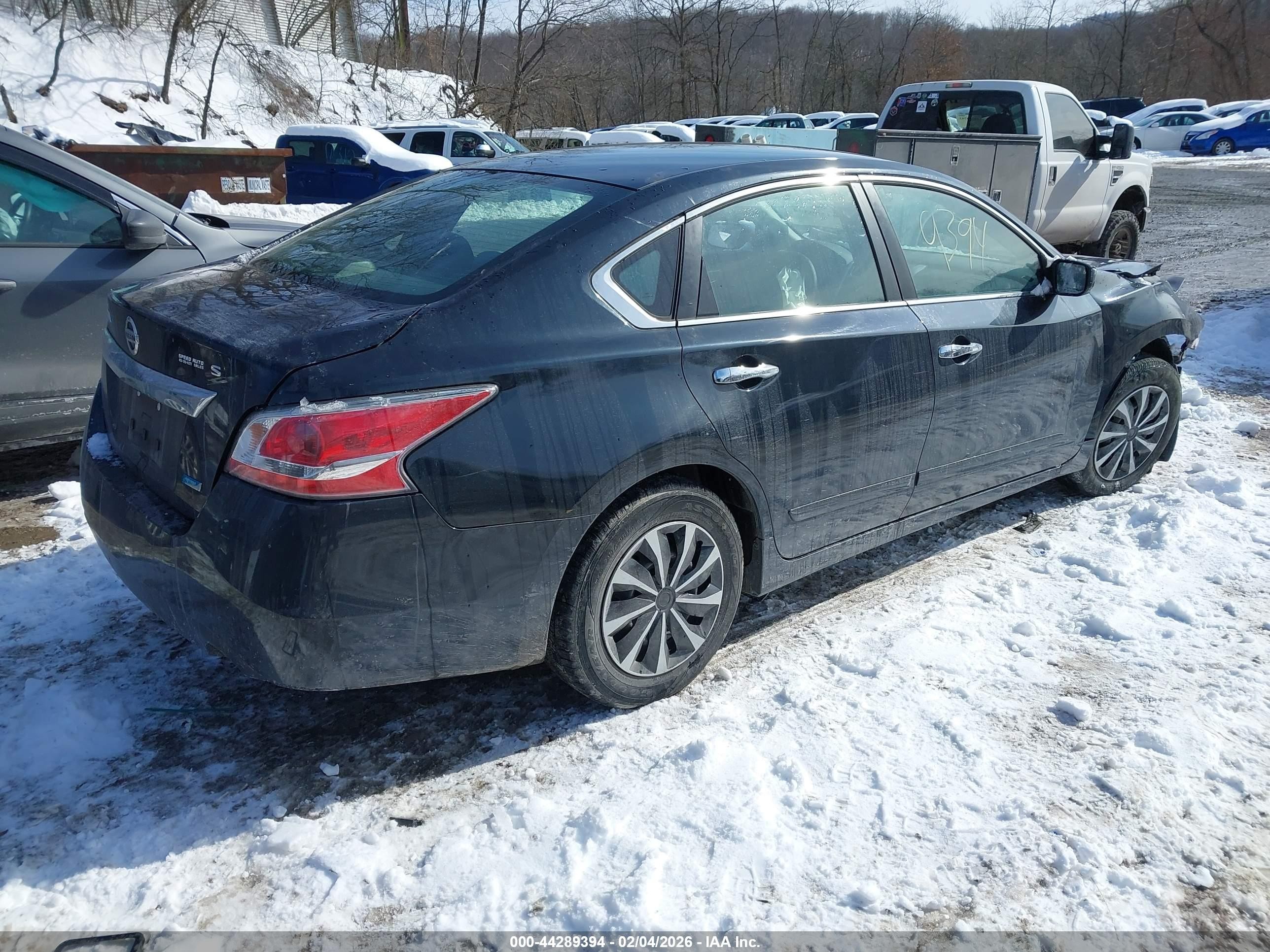 2014 Nissan Altima 2.5 S Черный vin: 1N4AL3AP7EN357801