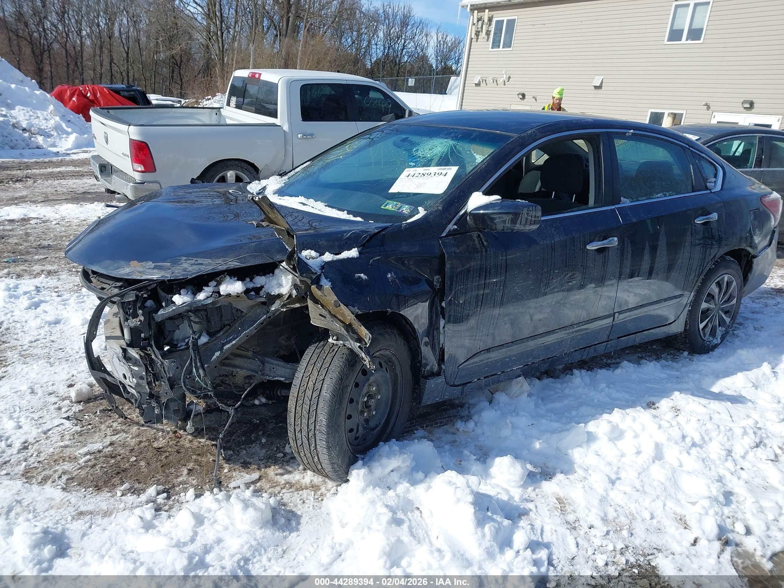 2014 Nissan Altima 2.5 S Черный vin: 1N4AL3AP7EN357801