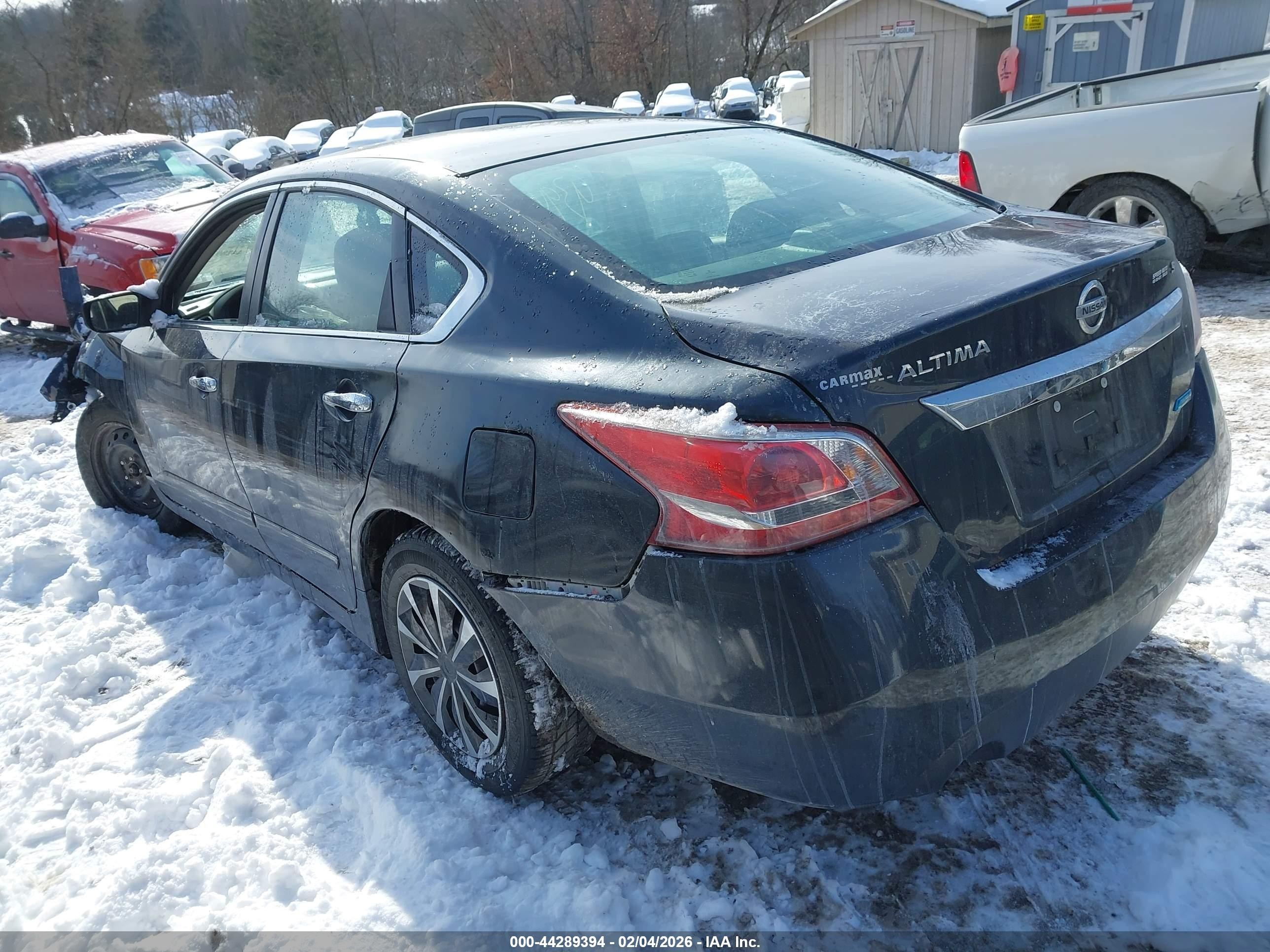 2014 Nissan Altima 2.5 S Черный vin: 1N4AL3AP7EN357801