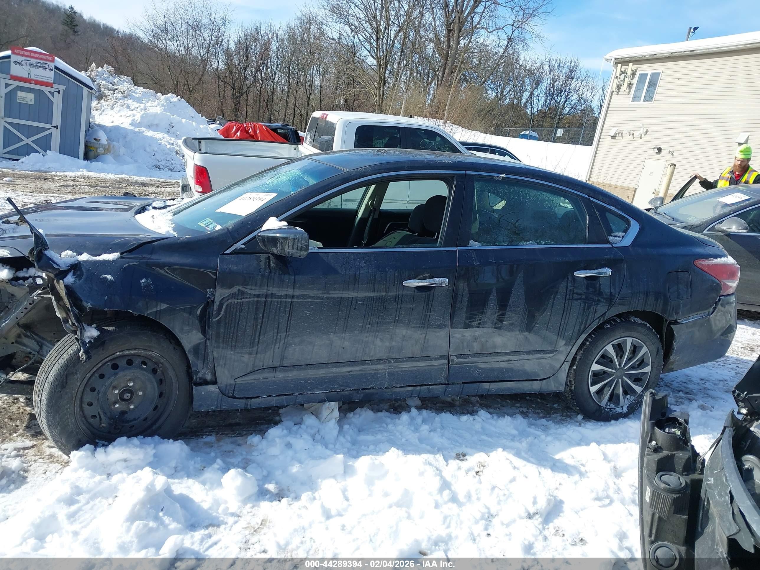 2014 Nissan Altima 2.5 S Черный vin: 1N4AL3AP7EN357801
