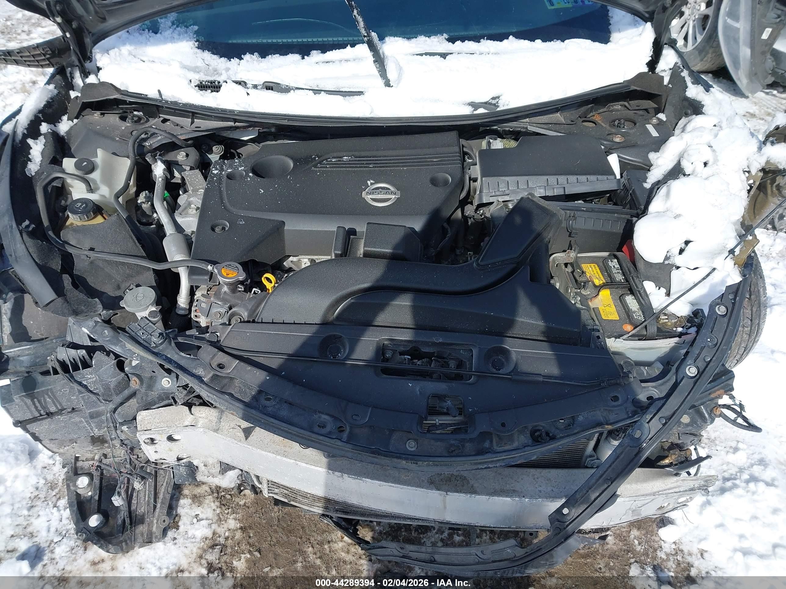 2014 Nissan Altima 2.5 S Черный vin: 1N4AL3AP7EN357801