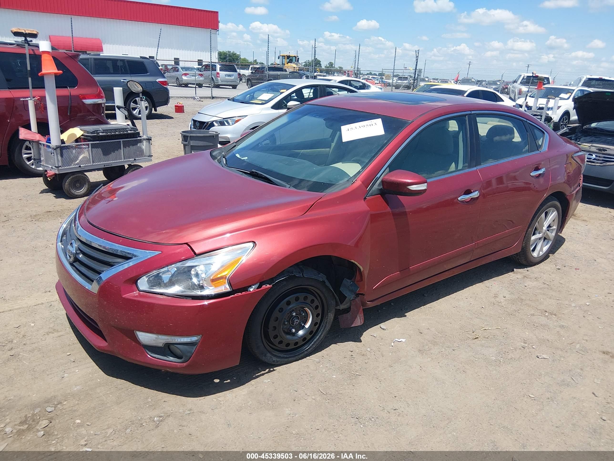 2014 Nissan Altima 2.5 Sl Red vin: 1N4AL3AP7EN372167