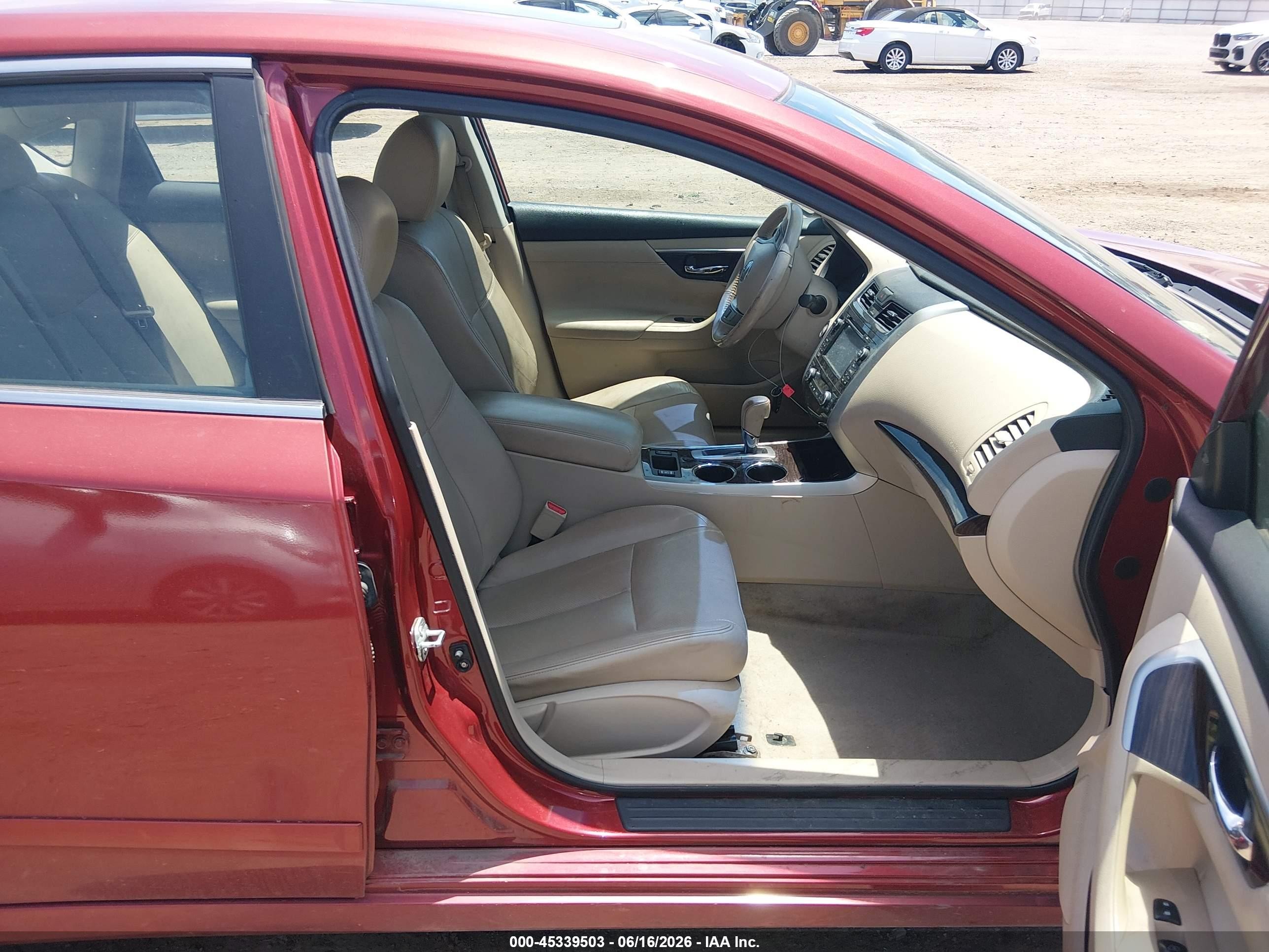 2014 Nissan Altima 2.5 Sl Red vin: 1N4AL3AP7EN372167