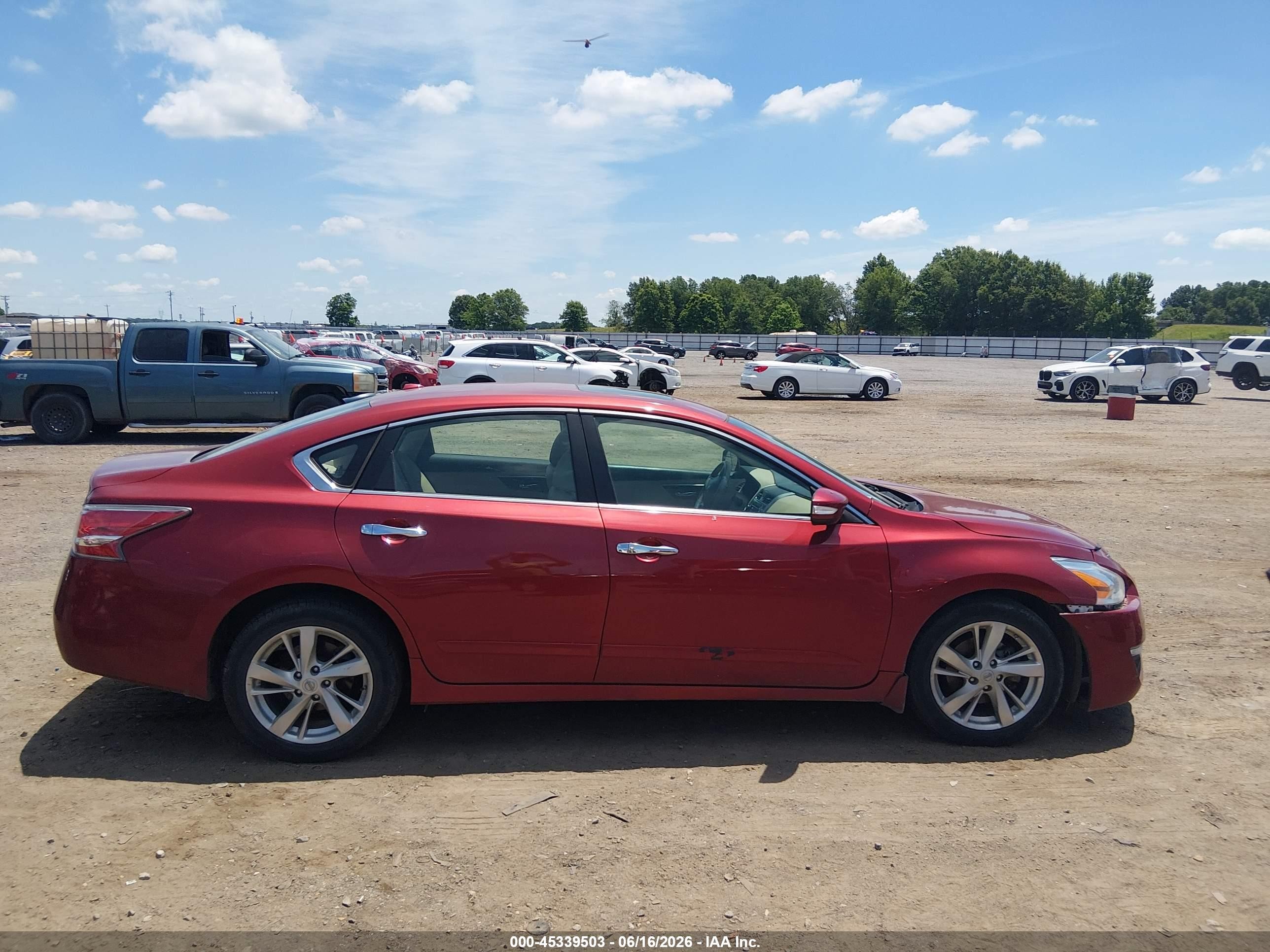 2014 Nissan Altima 2.5 Sl Red vin: 1N4AL3AP7EN372167