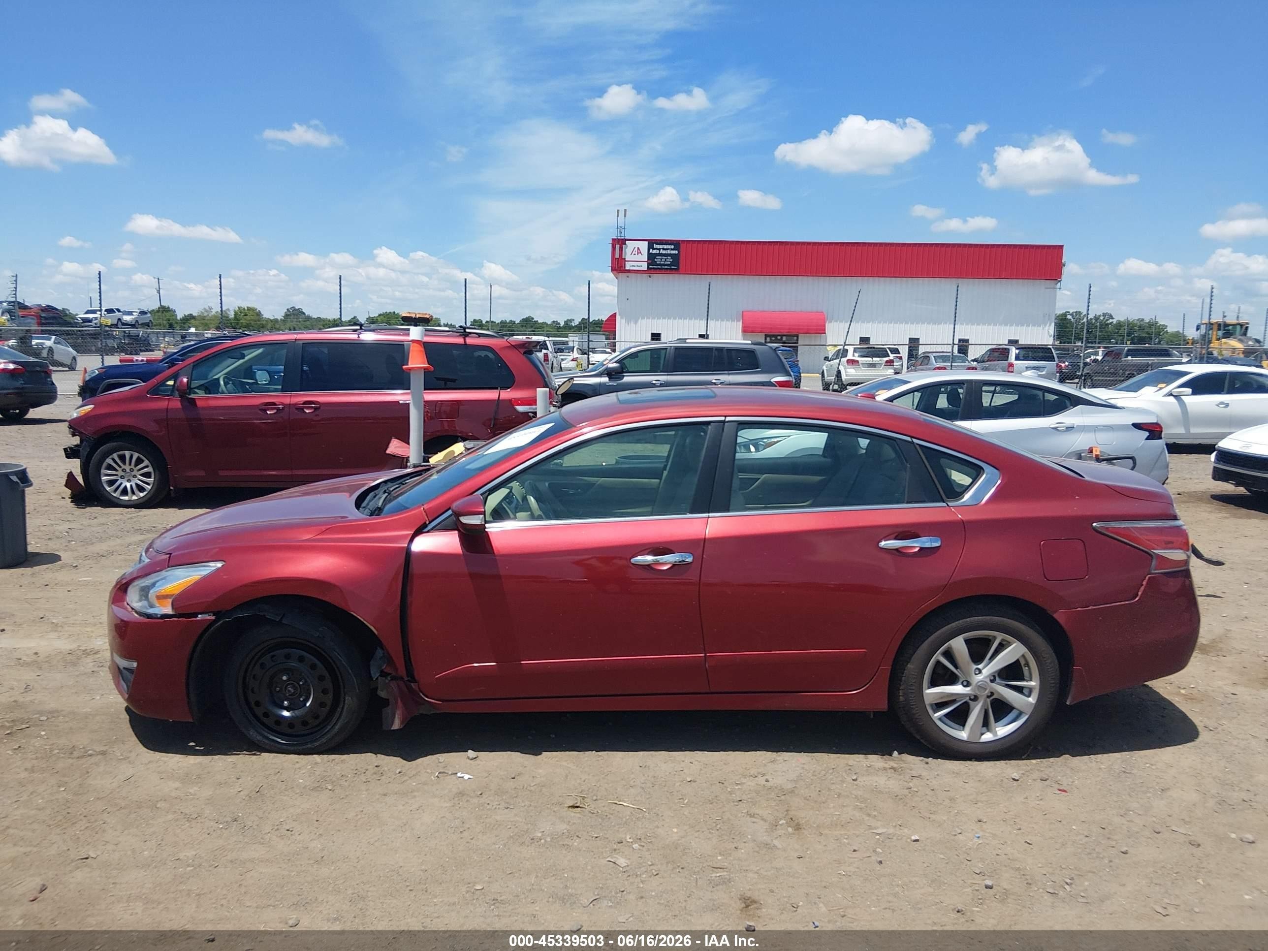 2014 Nissan Altima 2.5 Sl Red vin: 1N4AL3AP7EN372167