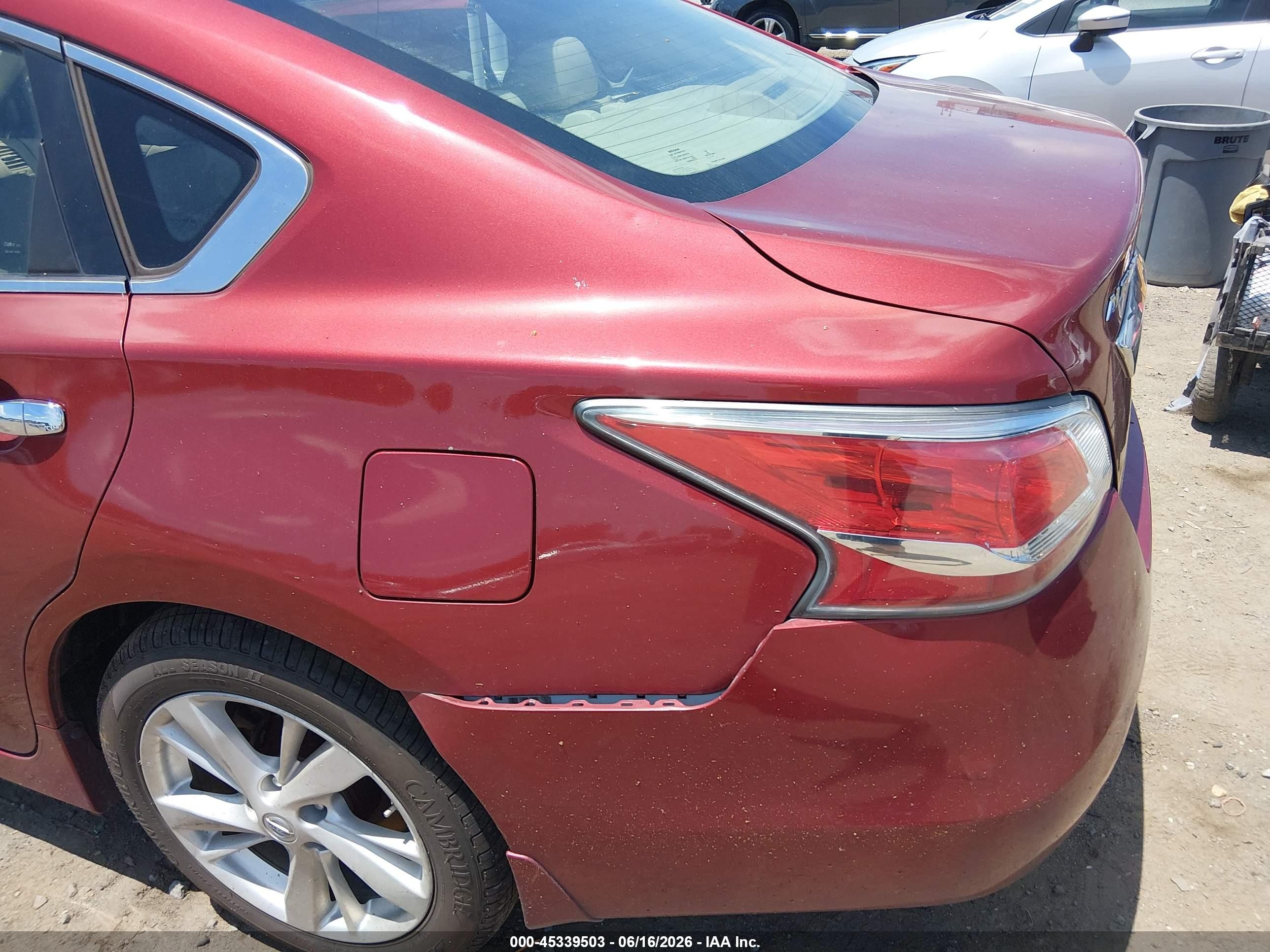 2014 Nissan Altima 2.5 Sl Red vin: 1N4AL3AP7EN372167