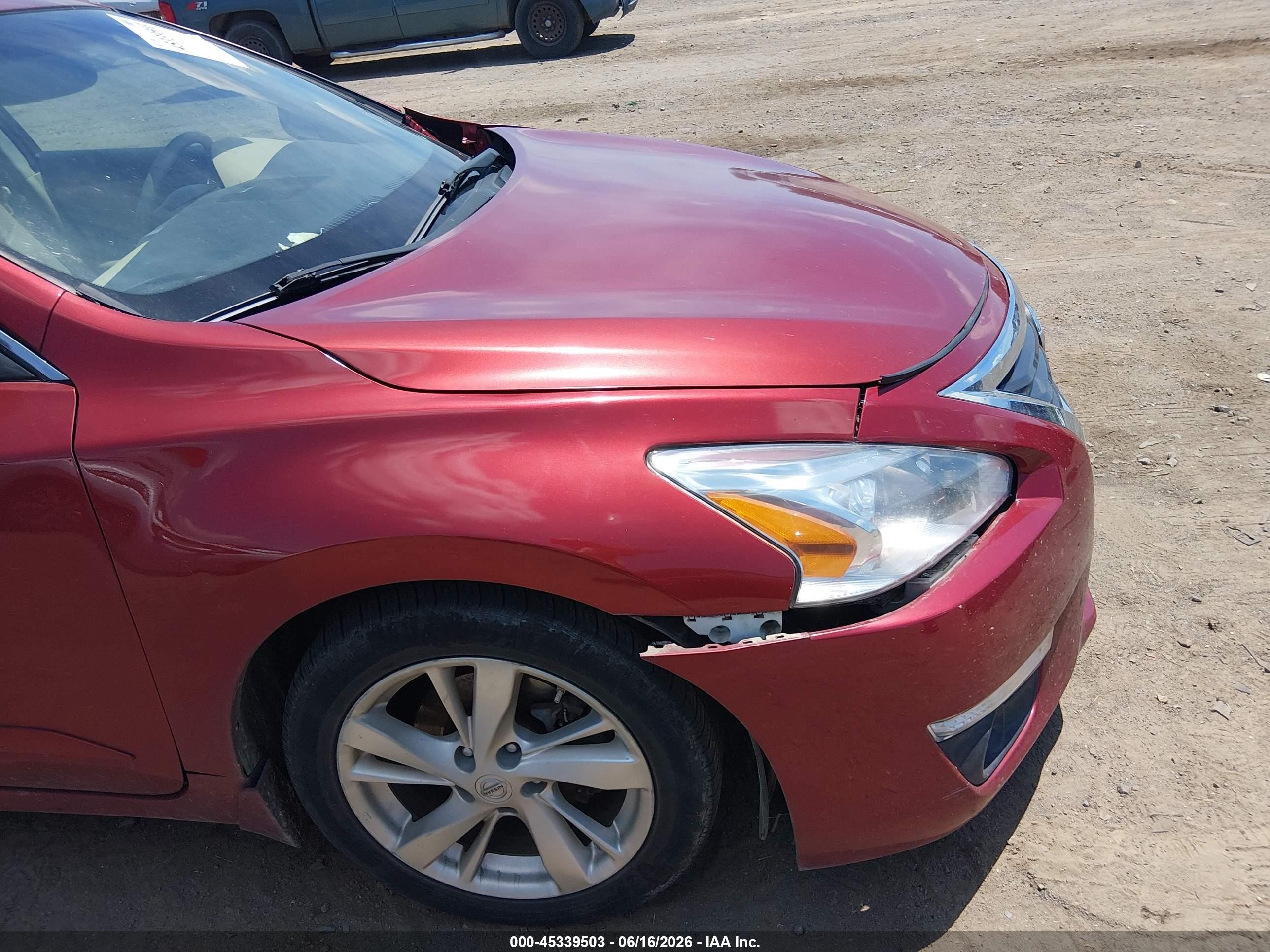 2014 Nissan Altima 2.5 Sl Red vin: 1N4AL3AP7EN372167