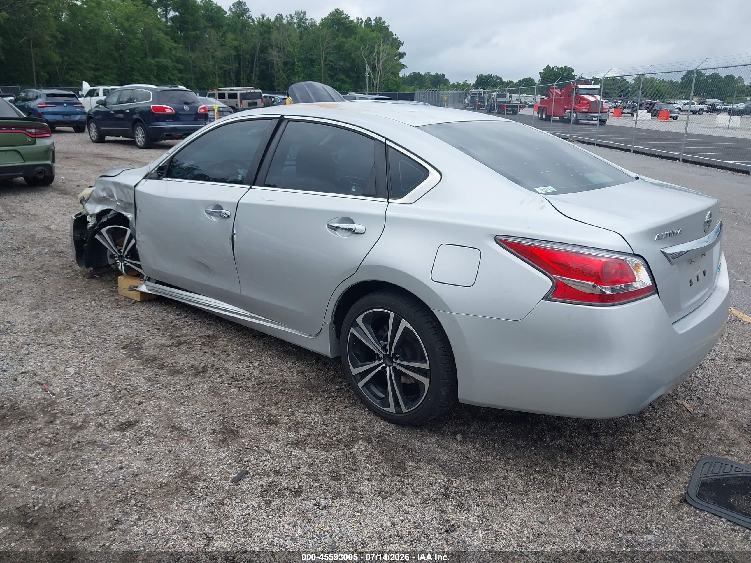 2014 Nissan Altima 2.5/2.5 S/2.5 Sl/2.5 Sv Silver vin: 1N4AL3AP7EN375358