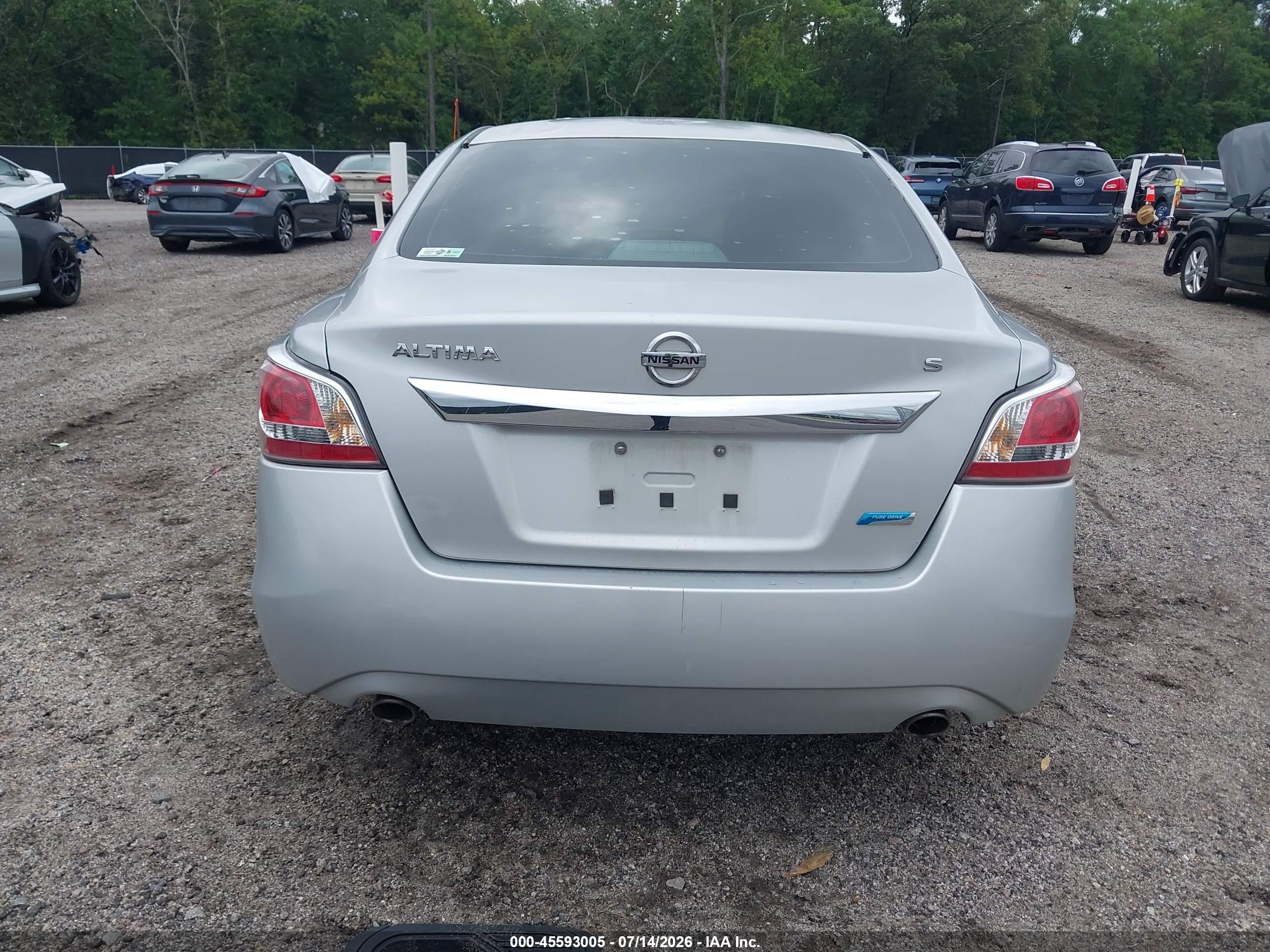 2014 Nissan Altima 2.5/2.5 S/2.5 Sl/2.5 Sv Silver vin: 1N4AL3AP7EN375358
